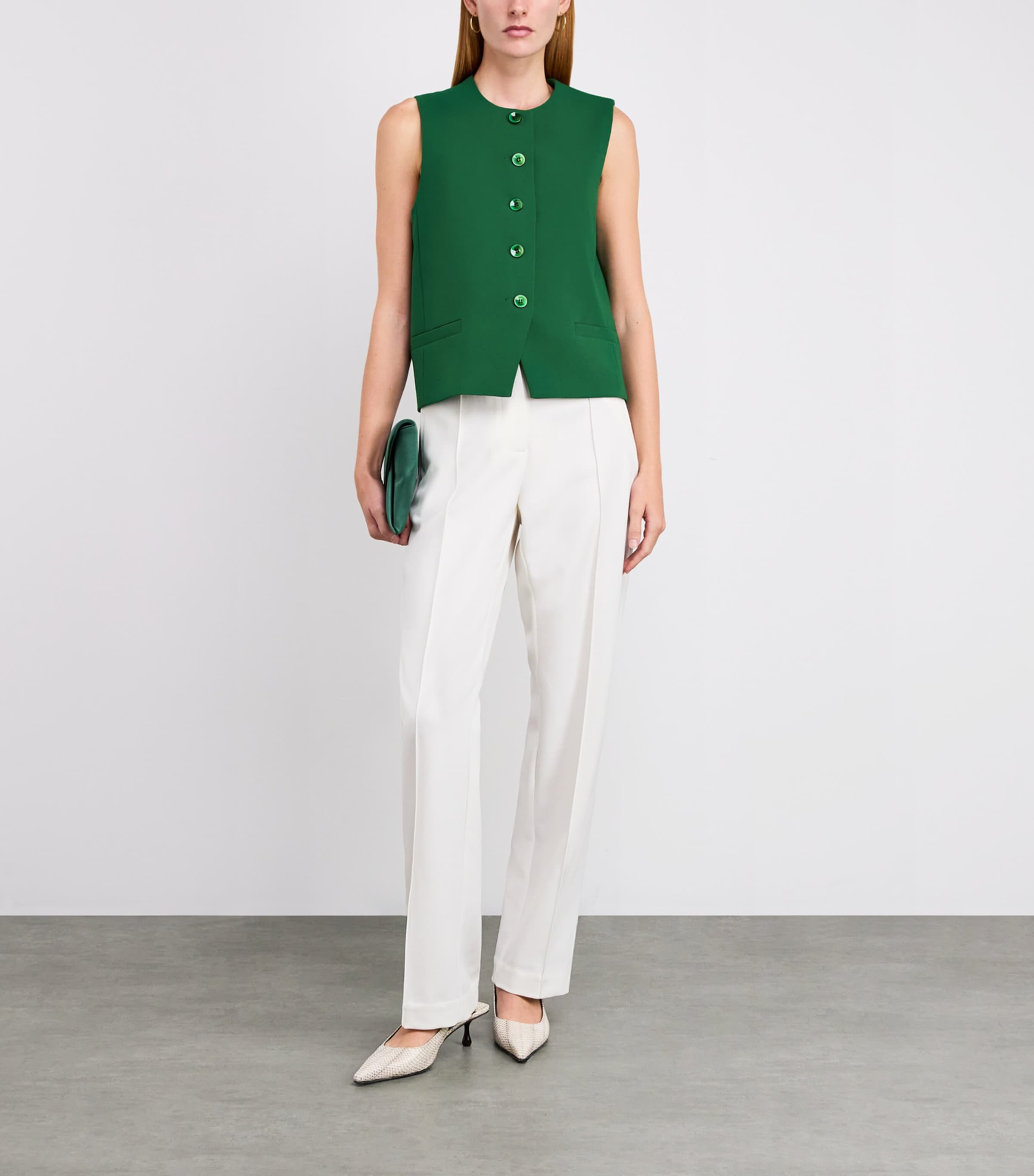 Cady Waistcoat EMERALD Image 2