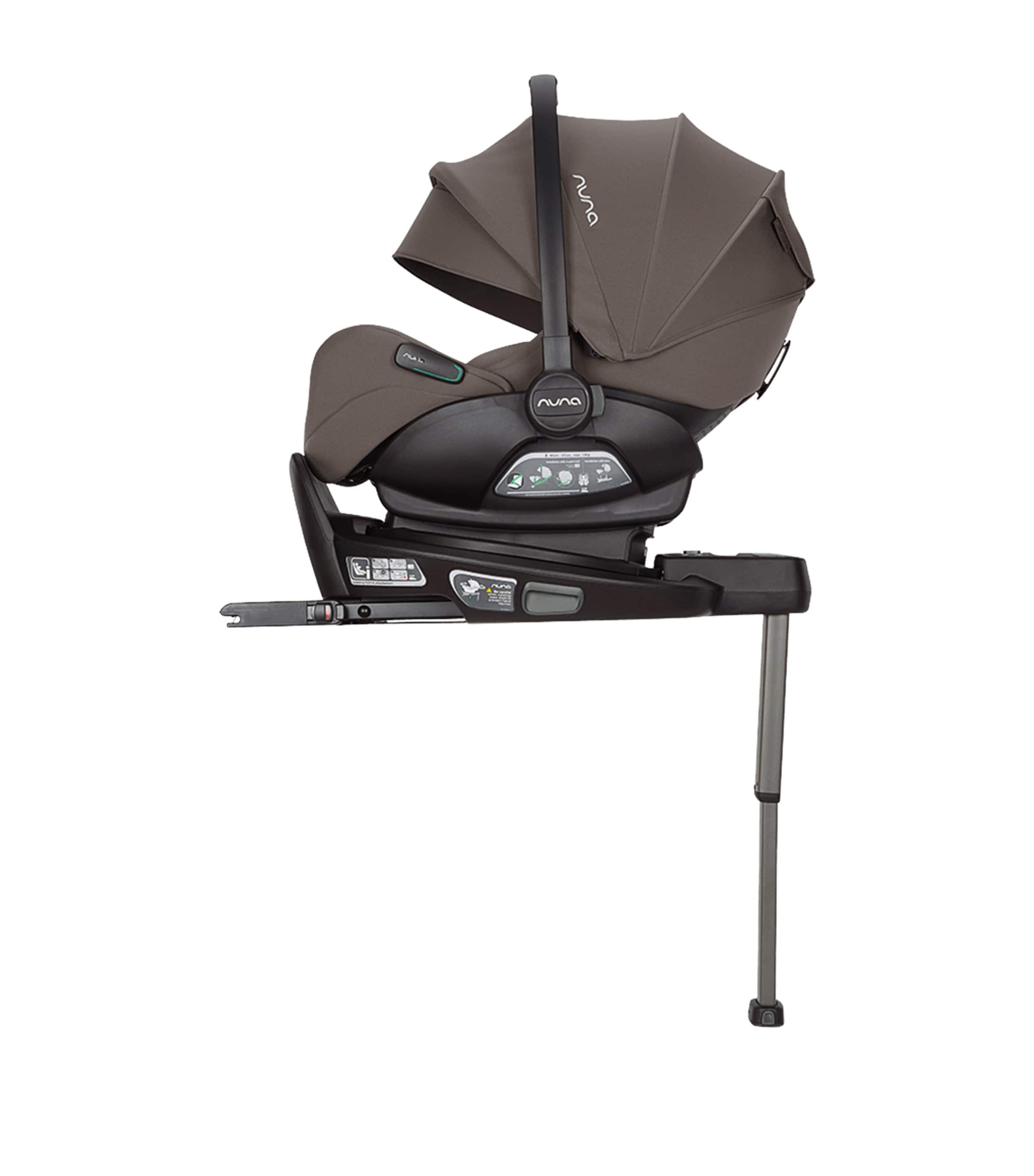 Nuna MIXX Next Stroller, MIXX Carrycot, ARRA Flex Car Seat and BASE Curv Bundle Chestnut Image 5