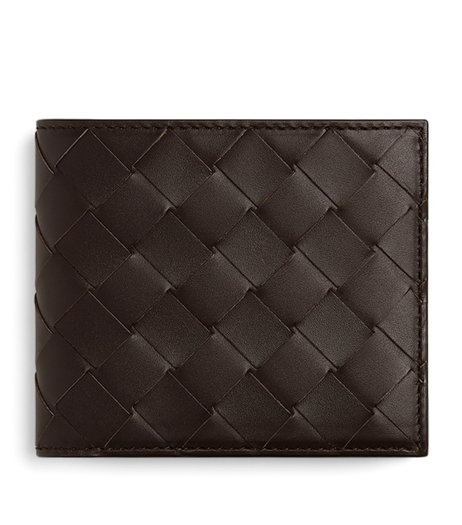 Leather Intrecciato Bifold Coin Wallet 2106 Image 1