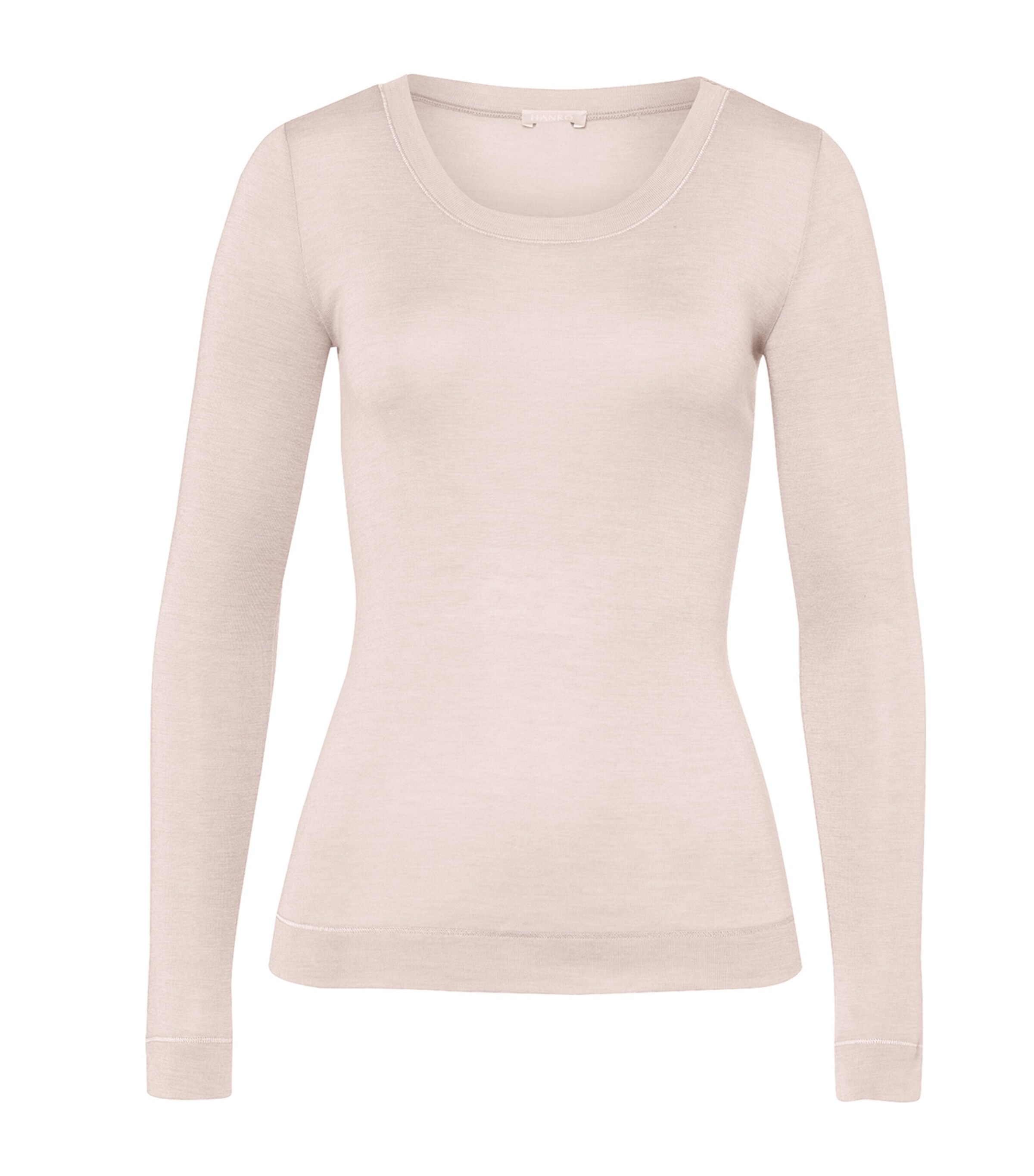 Hanro Silk-Cashmere Long-Sleeve T-Shirt | Women Clothing | Tops | T-Shirts | Loungewear | Lounge Bottoms | Designers | Hanro | Nightwear