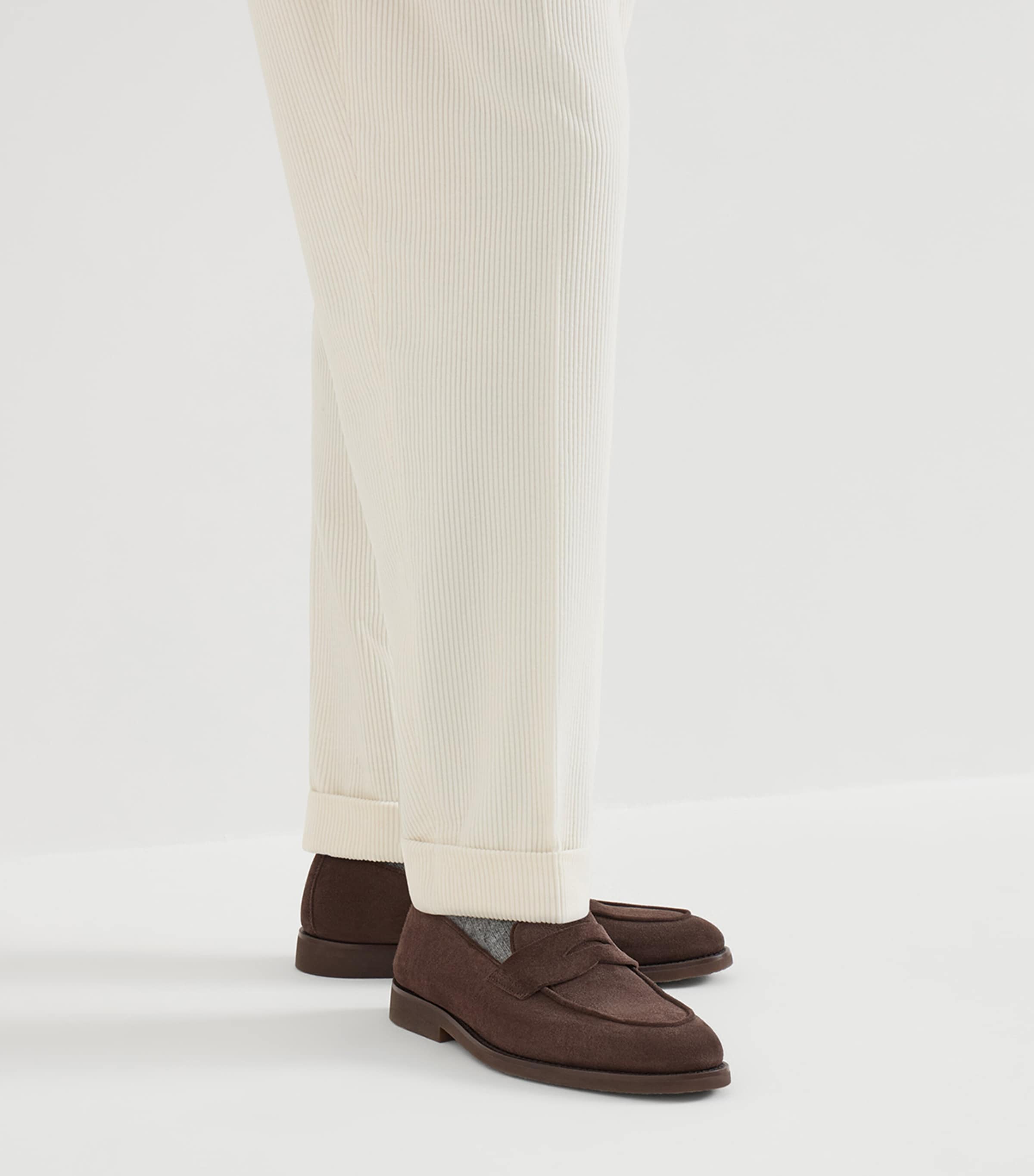 Brunello Cucinelli Suede Loafer Sneakers Image 4