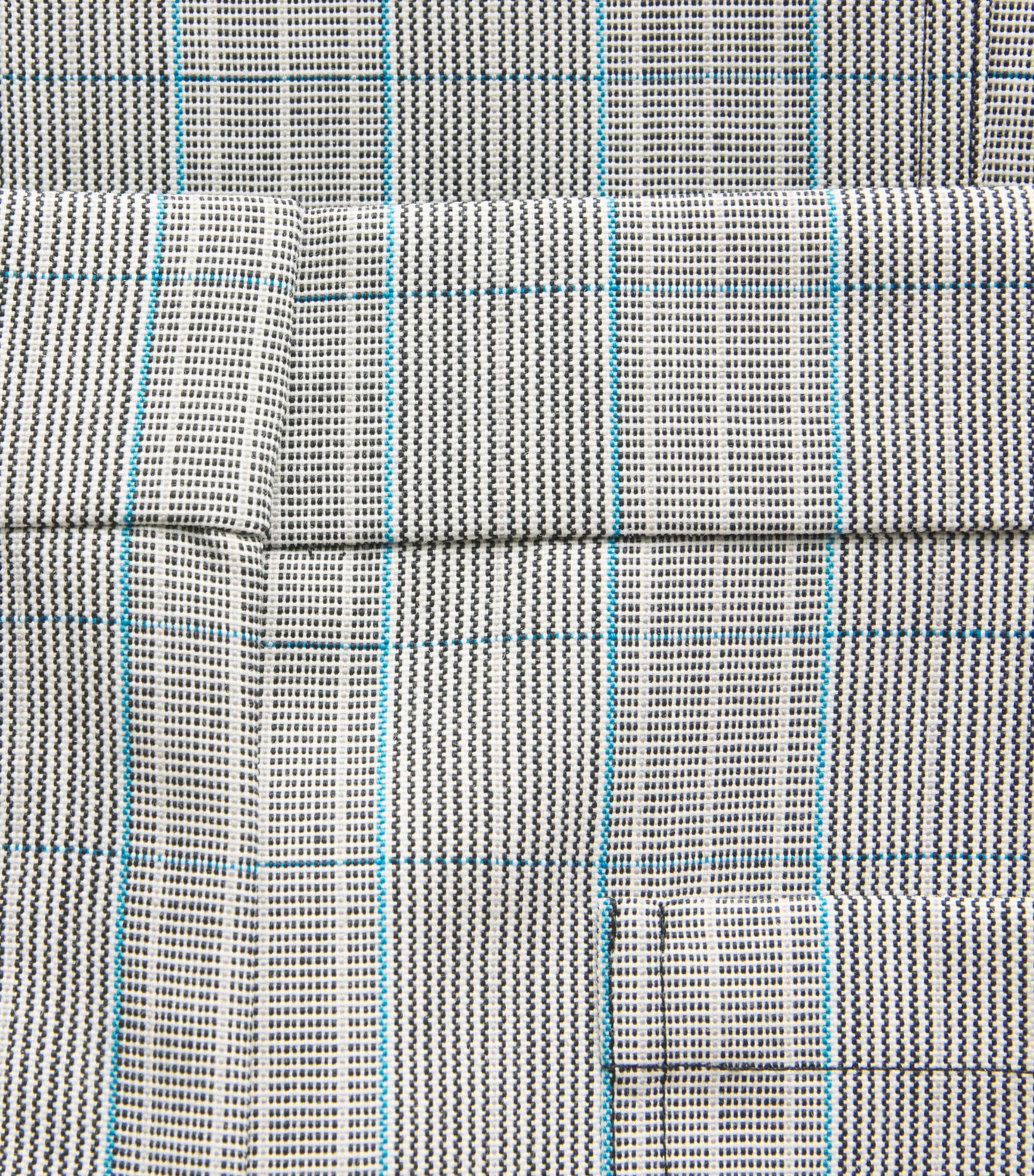 Wool Alina Trousers 9640 BLUE/GREY MULTI Image 5