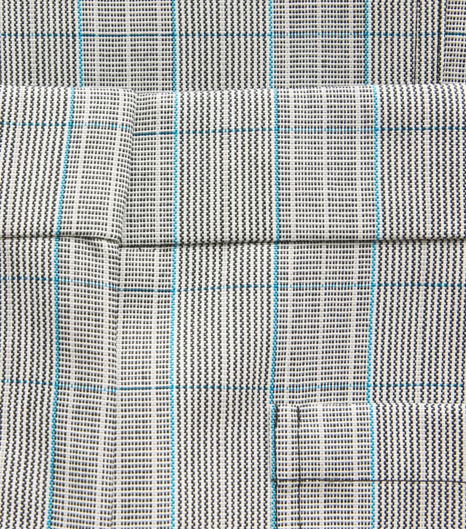 Wool Alina Trousers 9640 BLUE/GREY MULTI Image 5