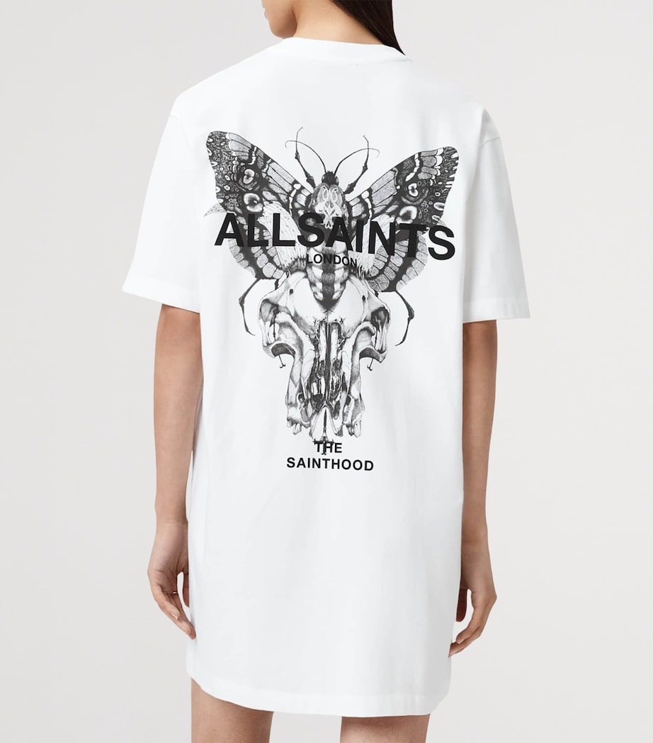 Organic Cotton Halis Mini Dress WHITE Image 6