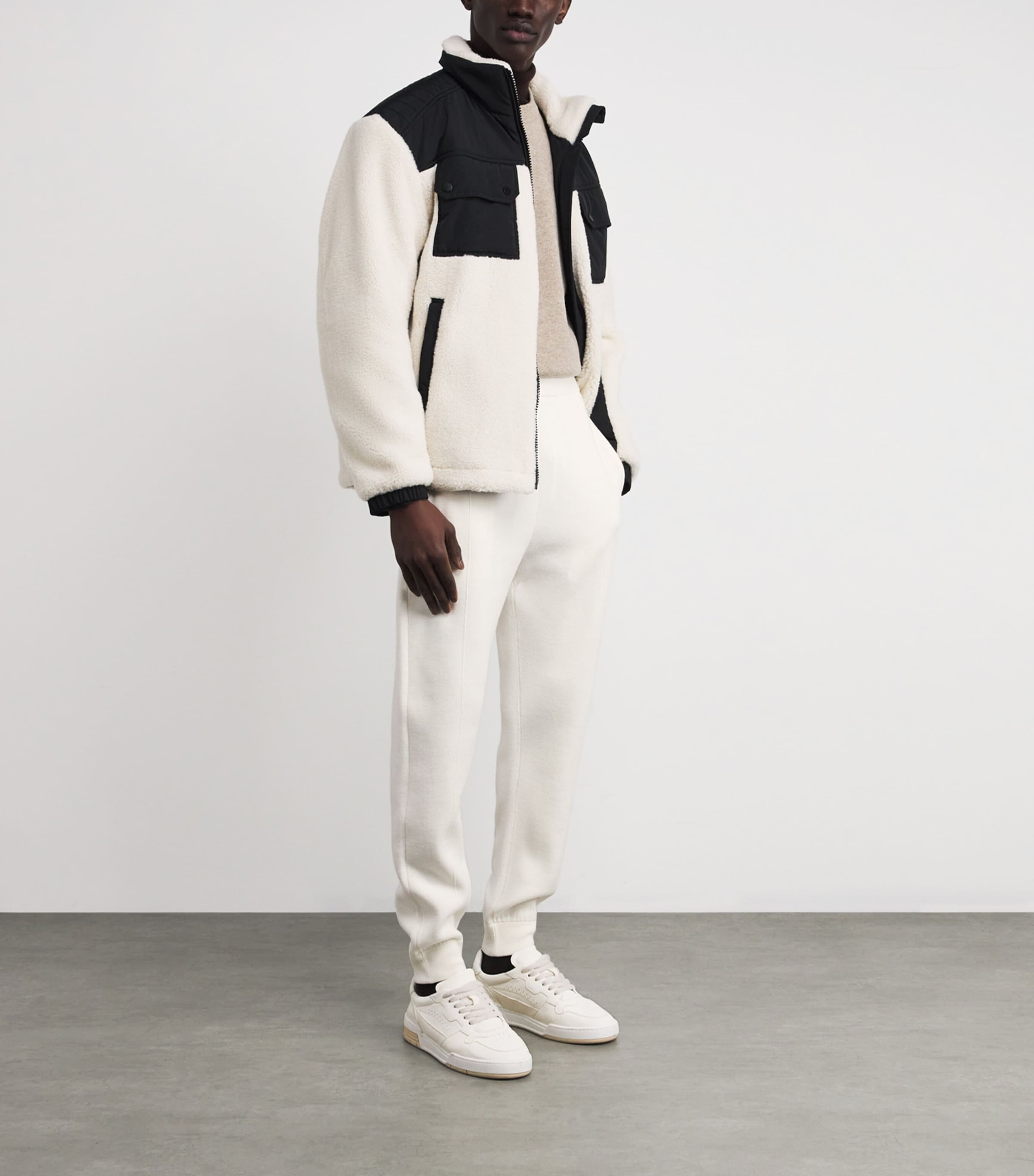 Merino Wool-Blend Gaston Sweatpants 91400 NEIGE Image 2