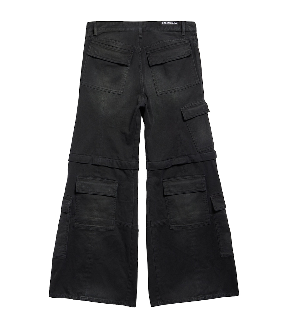 Flared Cargo Trousers 1672 Image 2