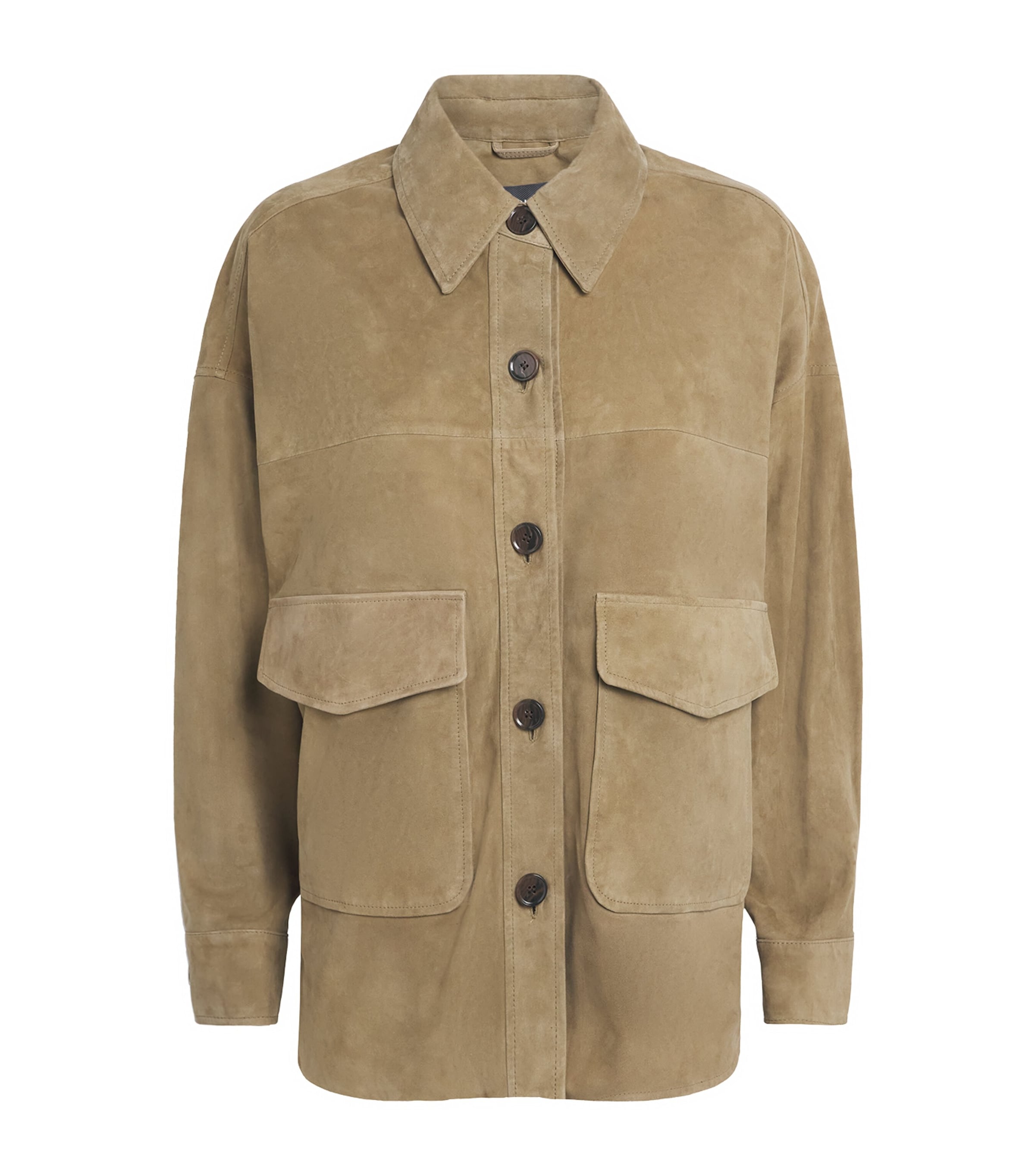 Suede Kaylee Jacket OLIVE Image 1