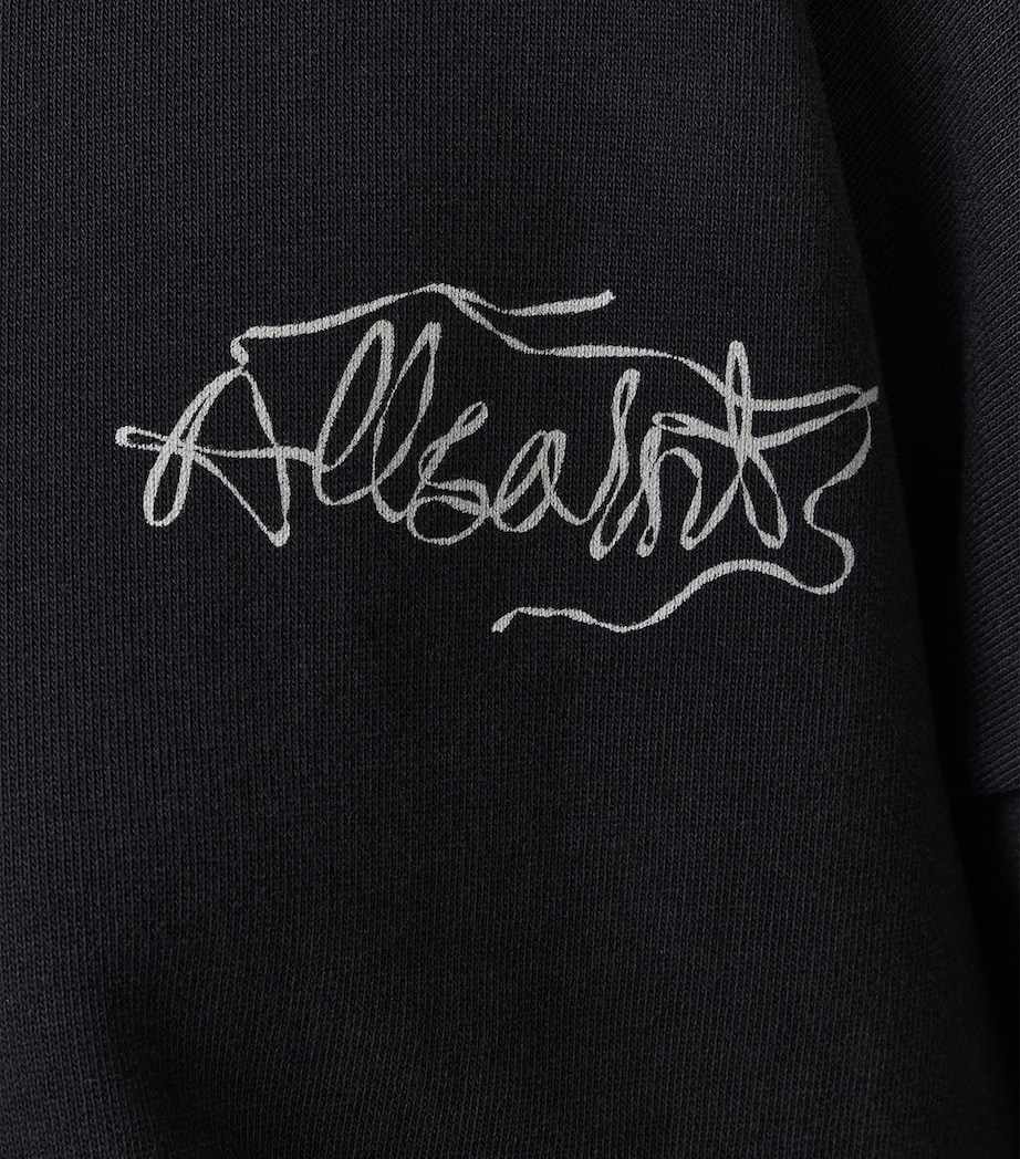 Reel Print Lila Sweatshirt WASHED BLACK Image 9