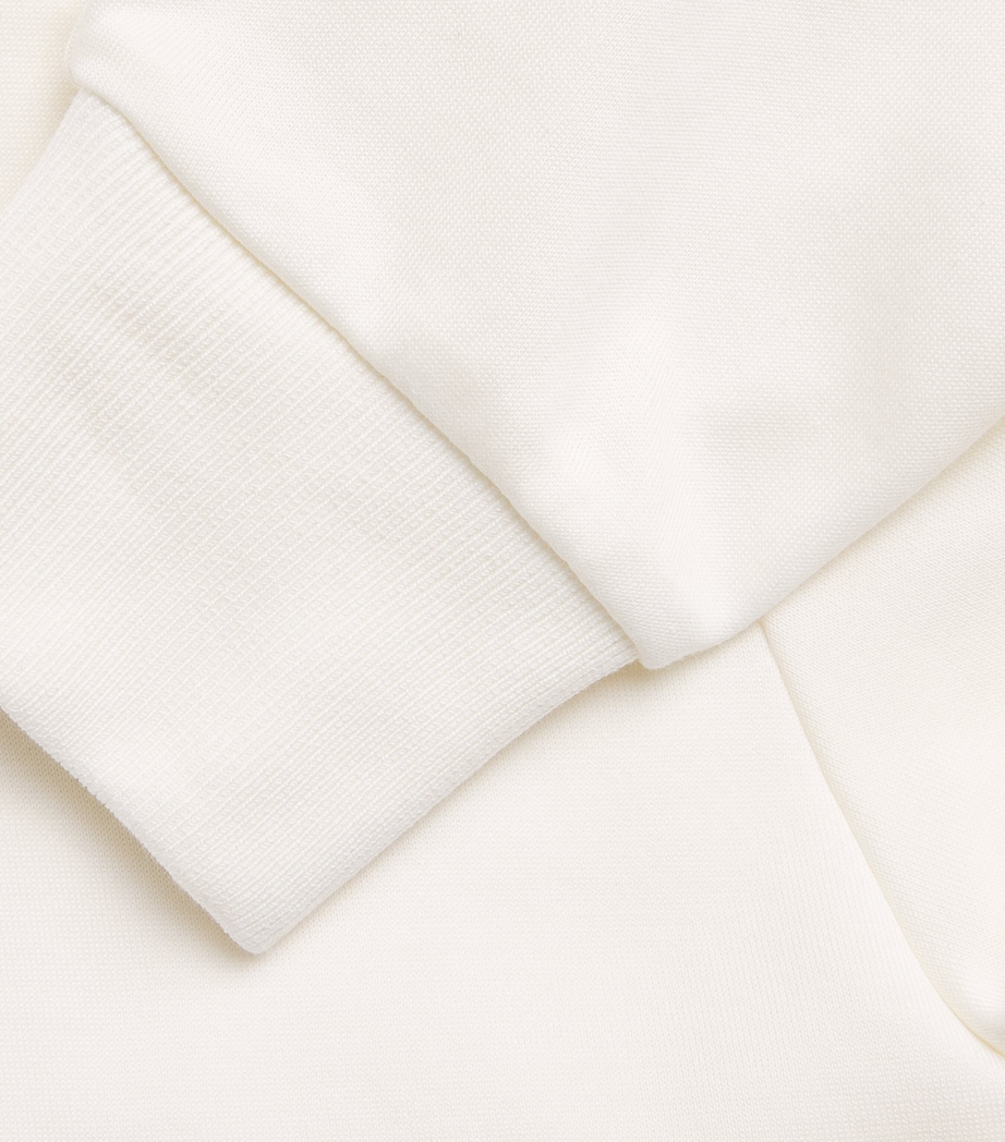 Eleventy Mens Cotton-Blend Bomber Jacket Bianco Image 5