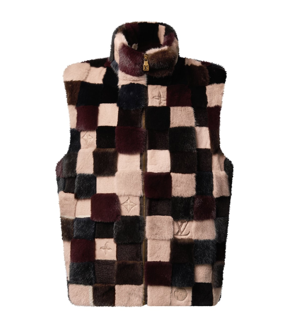 Mink Damier Gilet MULTICOLOURED Image 1
