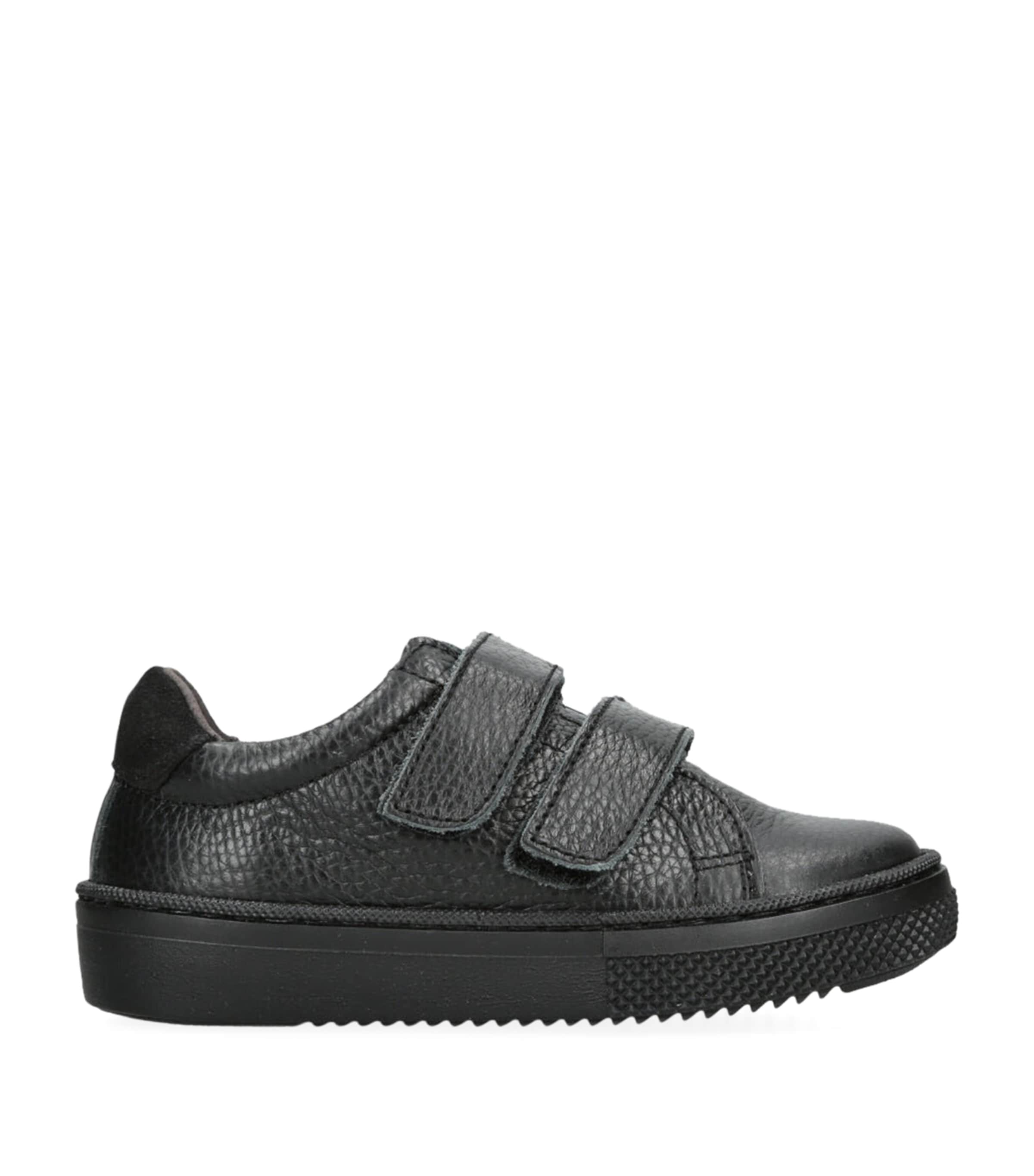 papouelli Leather Atlas Sneakers Black Image 1