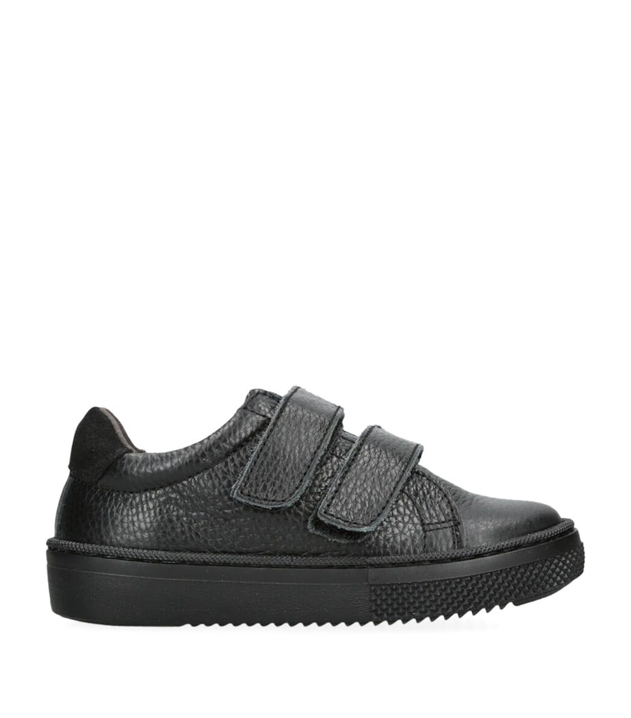 papouelli Leather Atlas Sneakers Black Image 1