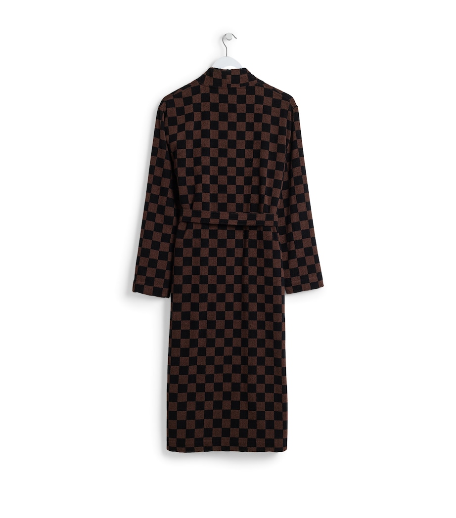 Organic Cotton Sulis Bathrobe (Medium/Large) TABAC / NOIR Image 2