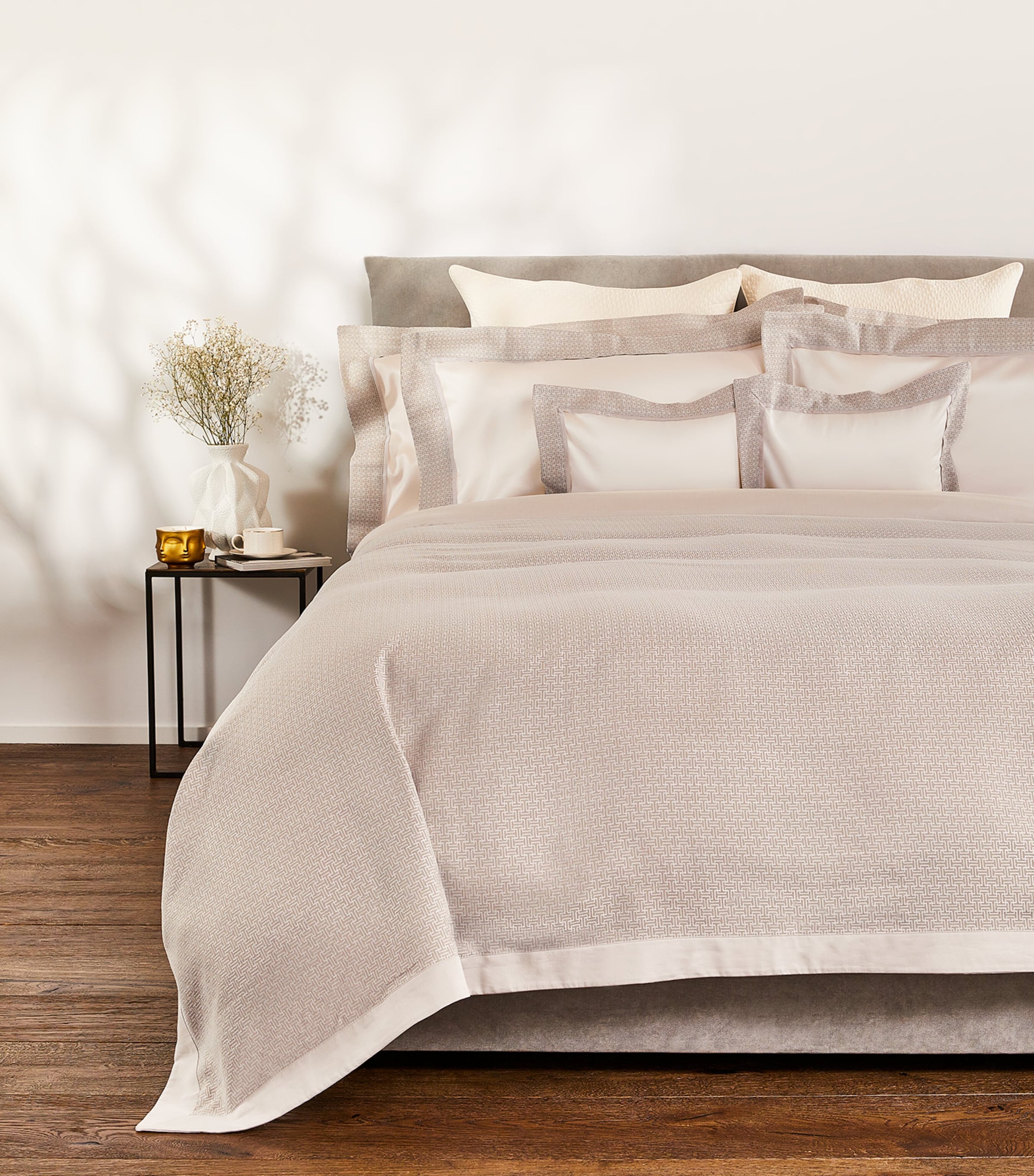 Celso De Lemos Prince Boudoir Pillowcase In Neutral