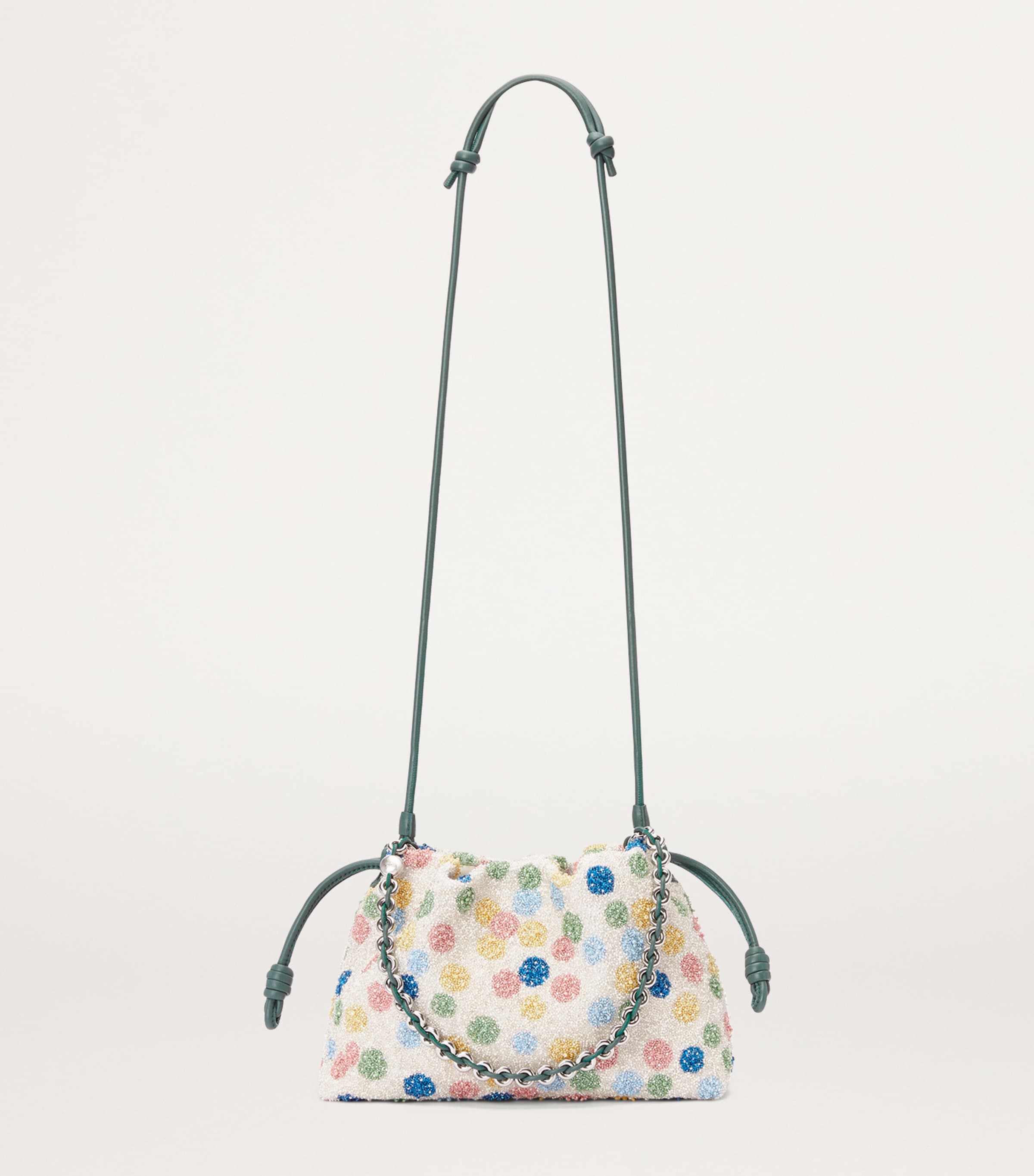 LOEWE x Suna Fujita Medium Beaded Flamenco Clutch Bag