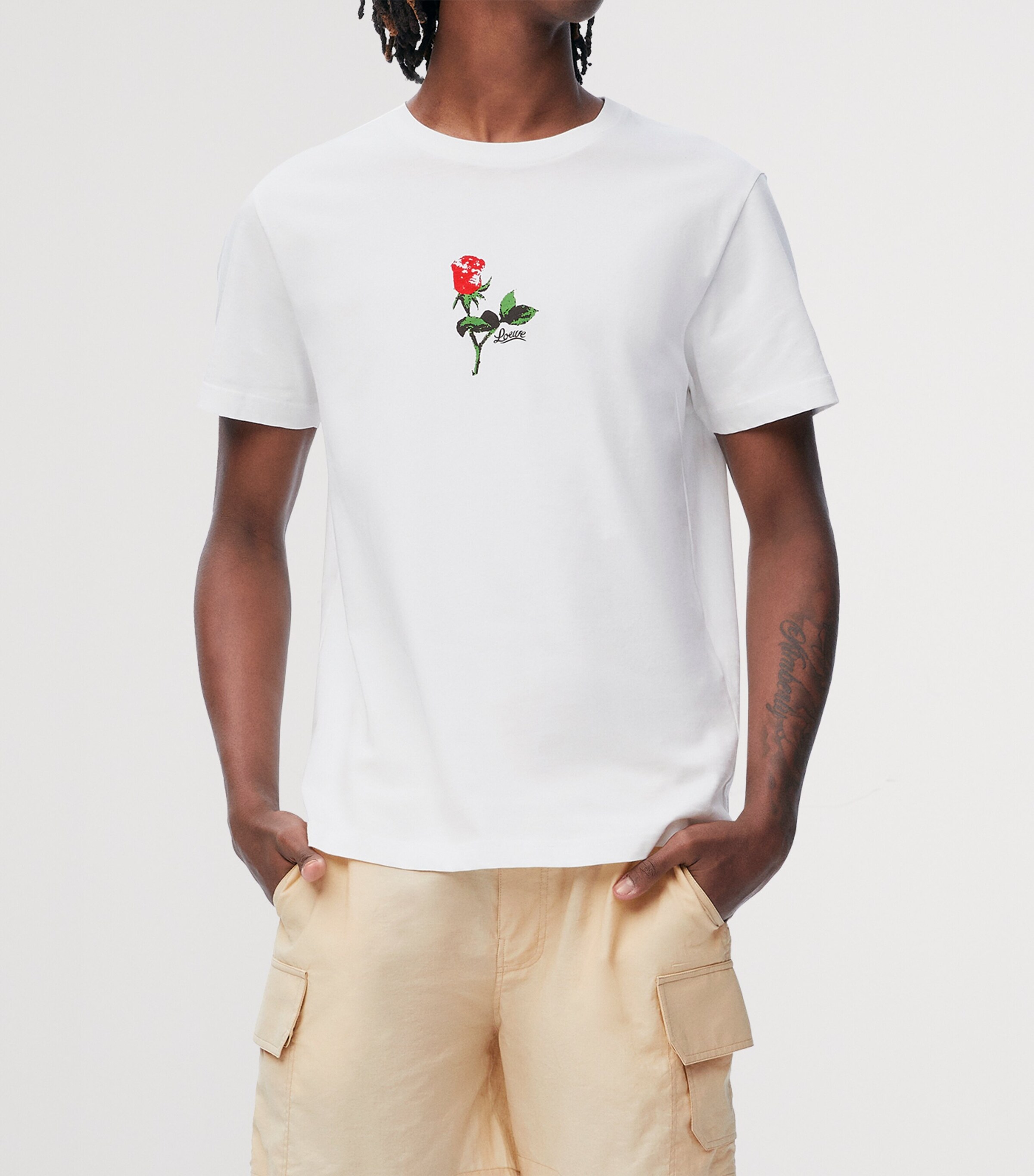 LOEWE x Paula's Ibiza Floral Logo T-Shirt | Harrods UK