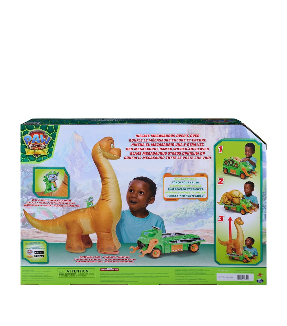 PAW Patrol PAW Patrol: The Dino Movie, Megasaurus Dino Vehicle Image 3