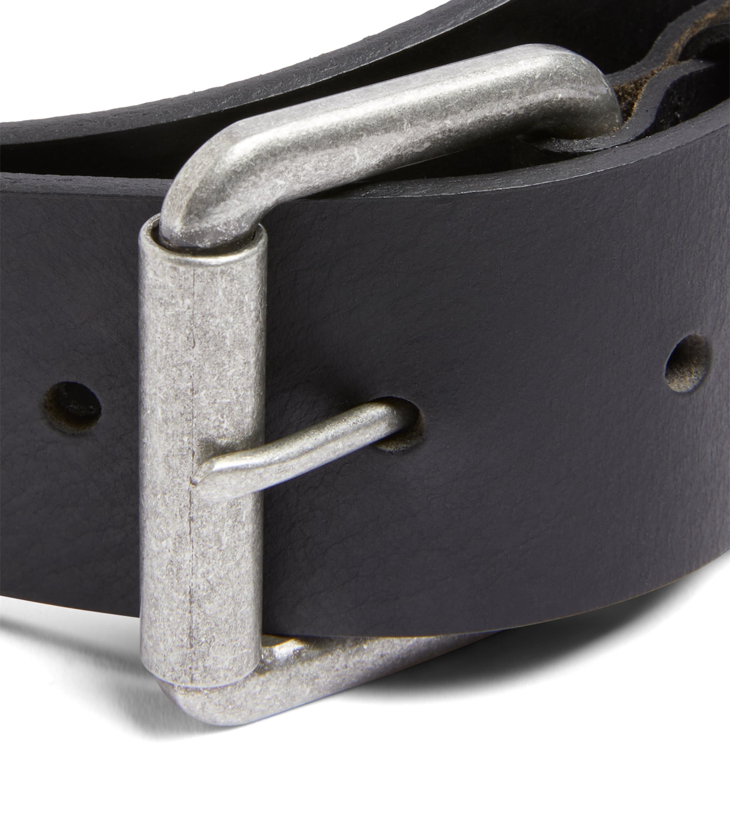 Leather Belt BLACK Image 2