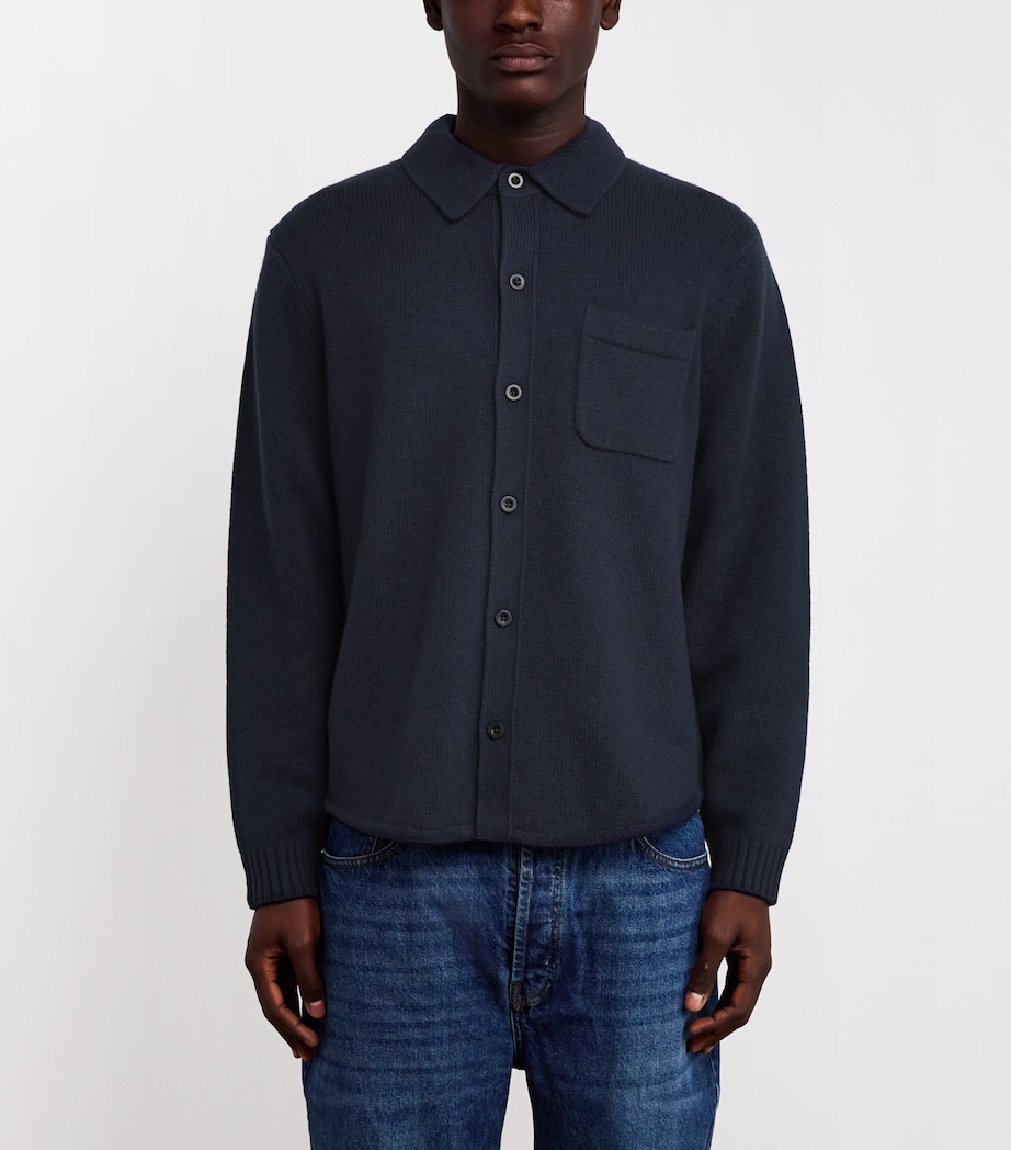 Wool Chest Pocket Cardigan 403 CBL COASTAL Image 3