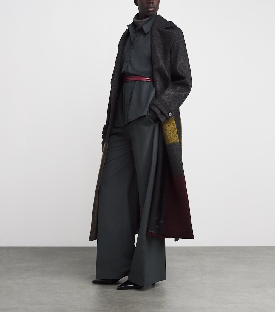 Virgin Wool Alanel Trousers SMOKE Image 2