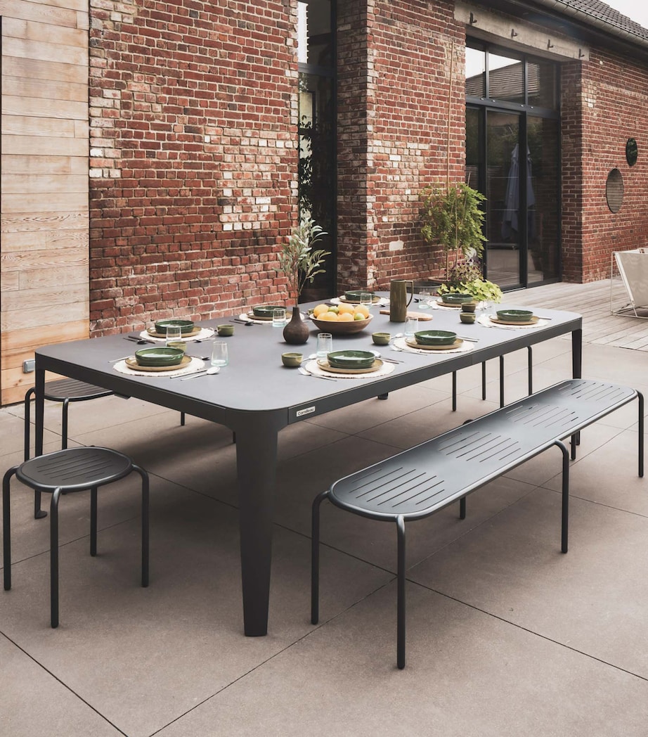 Cornilleau Hyphen Outdoor Ping Pong Table Black Grey/stone Image 3