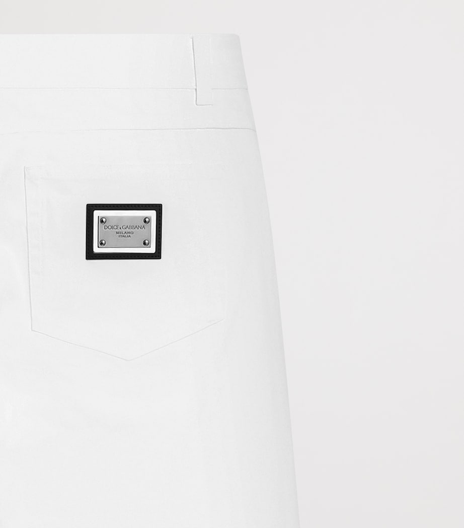 Dolce&Gabbana Mens Logo Plaque Jeans Combined Colou Image 4