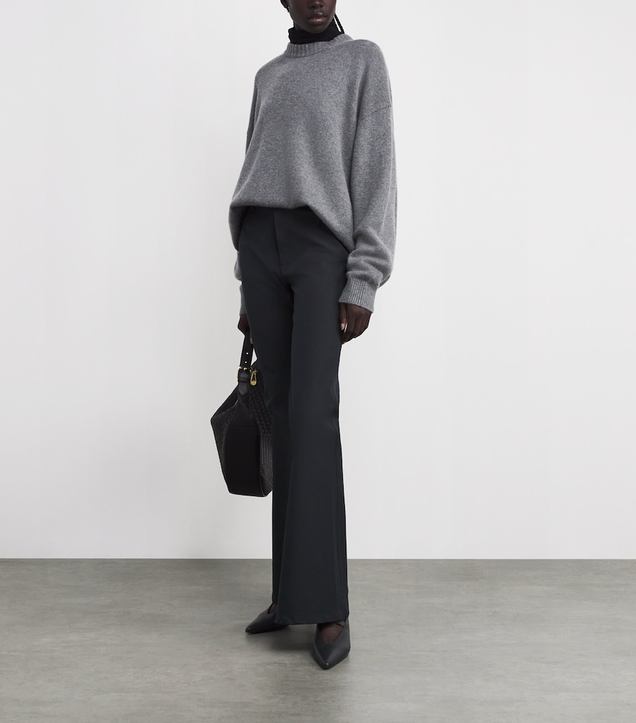 Stretch-Gabardine Bond Trousers SMOKE Image 2