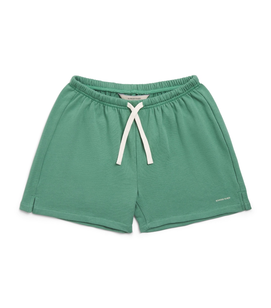 KONGES SLOJD Organic Cotton Sweatshorts (9 Months-10 Years) Dark Ivy Image 1