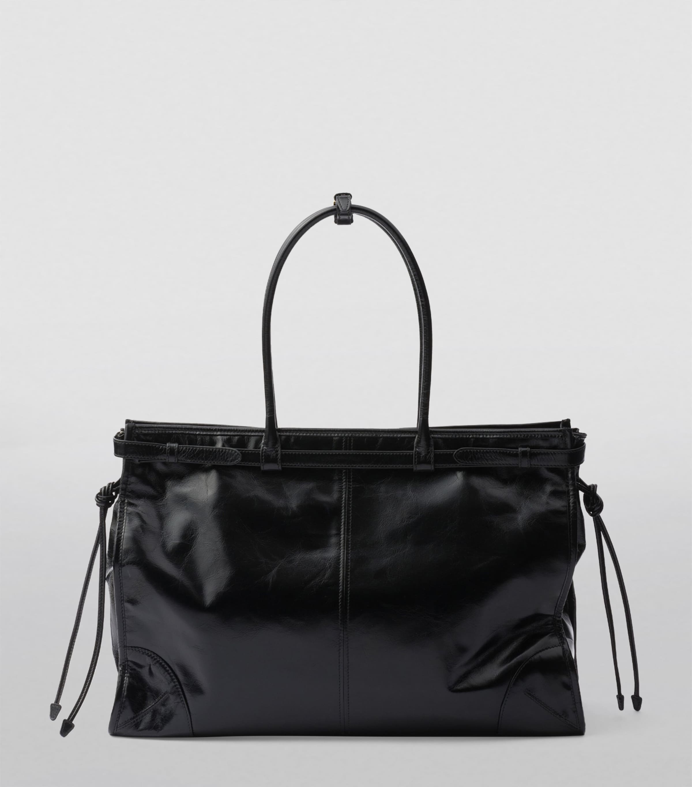Large Leather Bonnie Top-Handle Bag F0002 Image 3