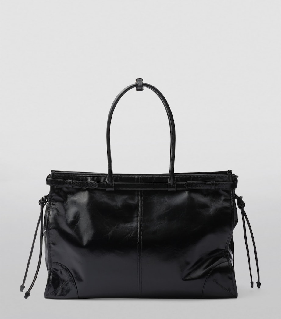 Large Leather Bonnie Top-Handle Bag F0002 Image 3