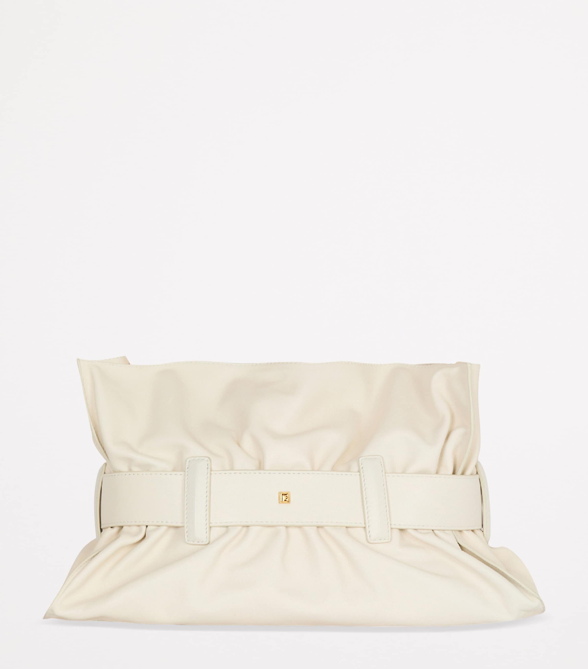 Medium Leather Anthem Shoulder Bag 0DA CREME Image 2
