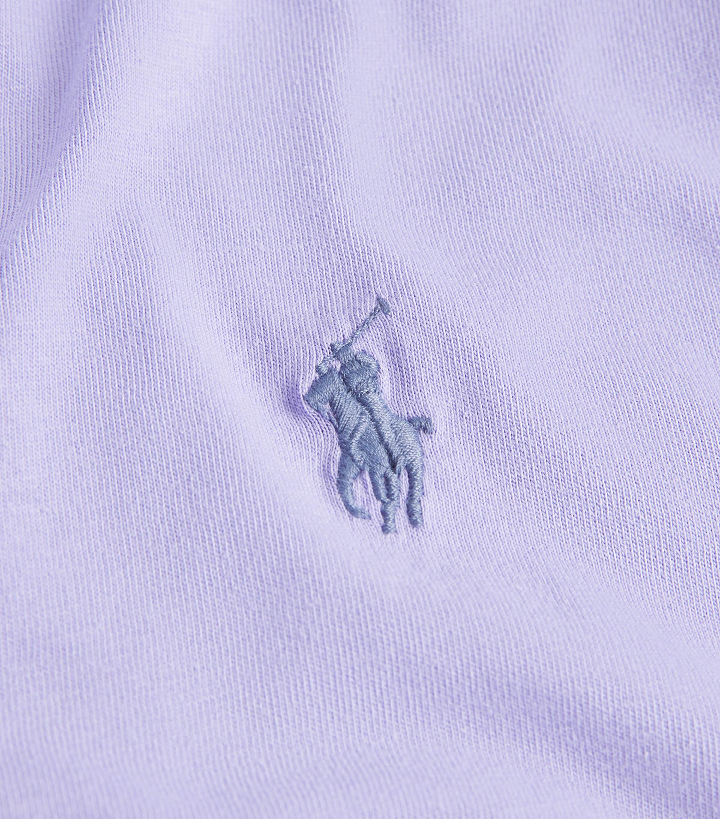 Cotton Logo T-Shirt PURPLE Image 5