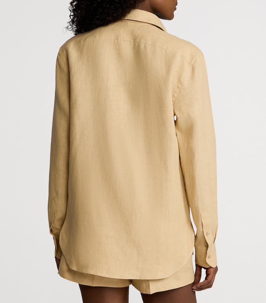 Linen Adrien Shirt LIGHT SAND Image 7