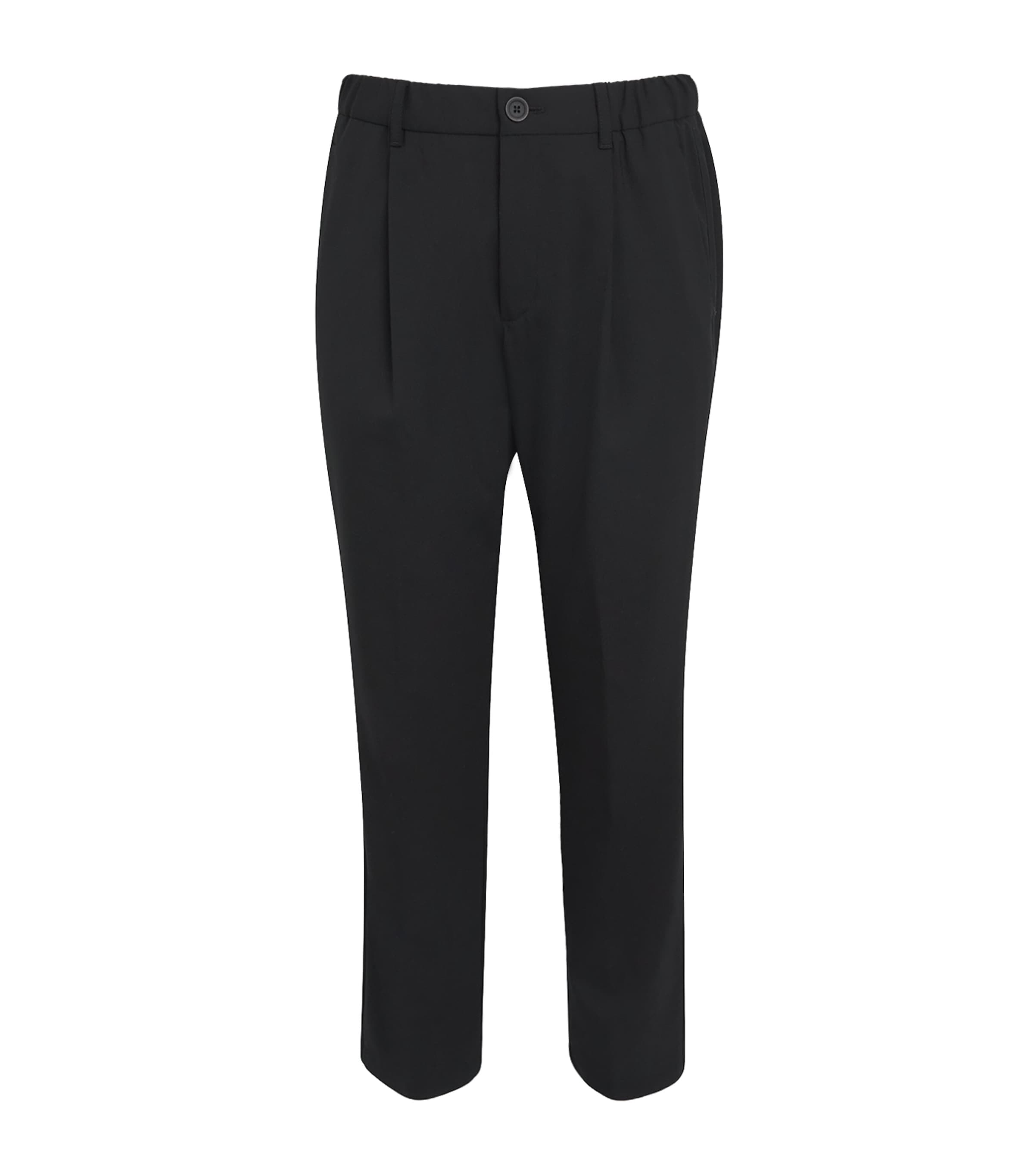 Herno Mens Technical Drawstring Trousers Nero Image 1