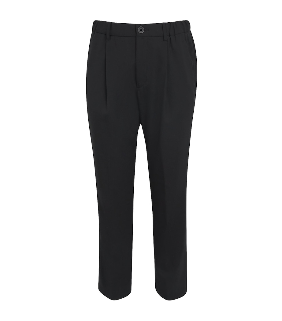 Herno Mens Technical Drawstring Trousers Nero Image 1
