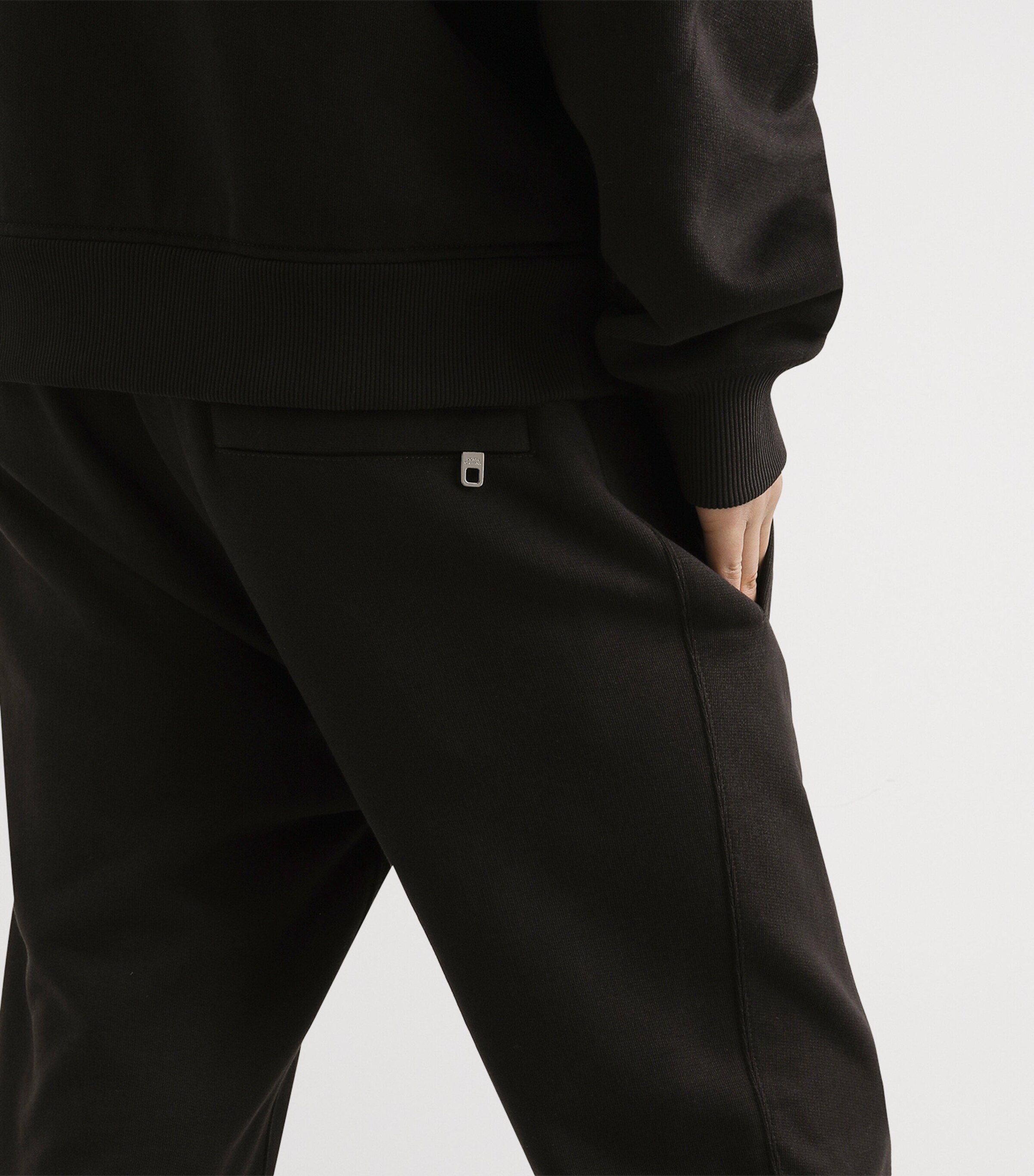 Cotton Logo Sweatpants N0000-BLACK Image 4