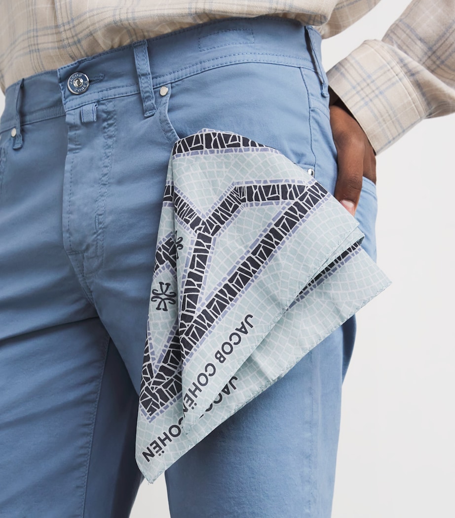 Stretch Cotton Nicolas Bermuda Shorts X89 Image 6