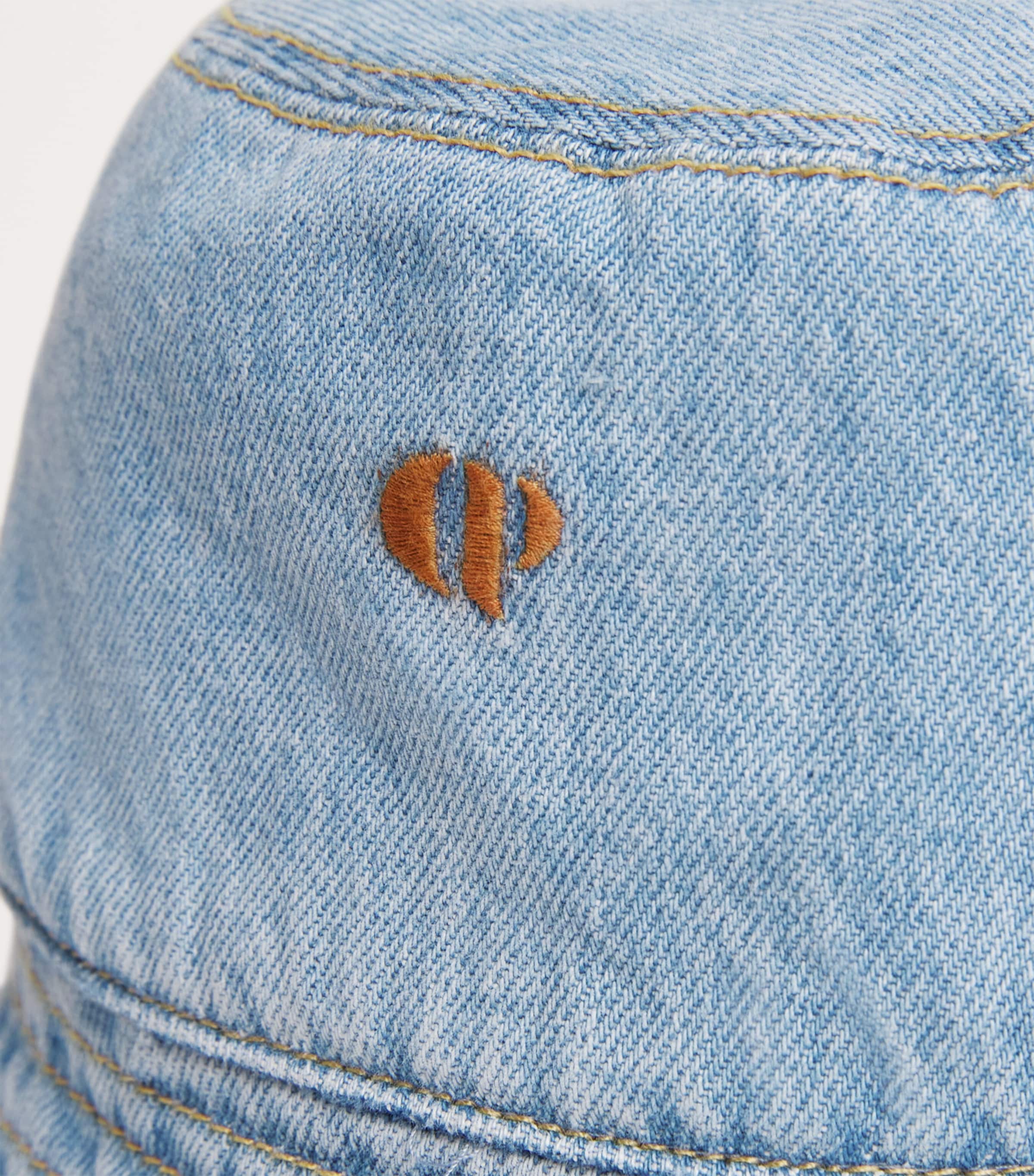 Claudie Pierlot Denim Logo Bucket Hat | Harrods US