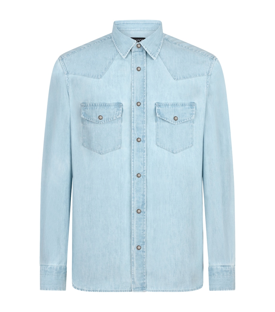 Farfetch Tom Ford Western Shirt TOM FORD Denim Chambre Western