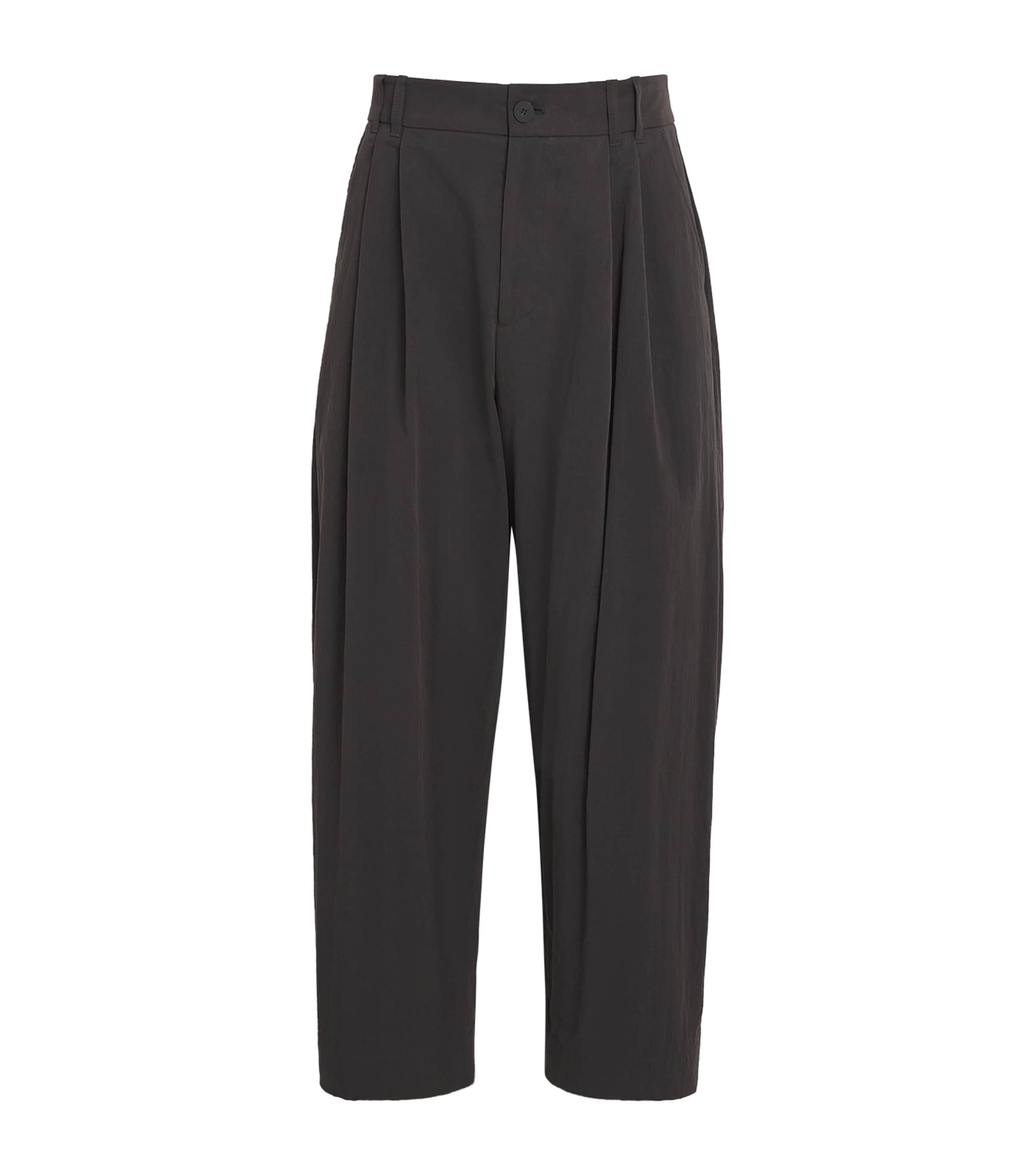 Cotton-Blend Technical Trousers OIL Image 1