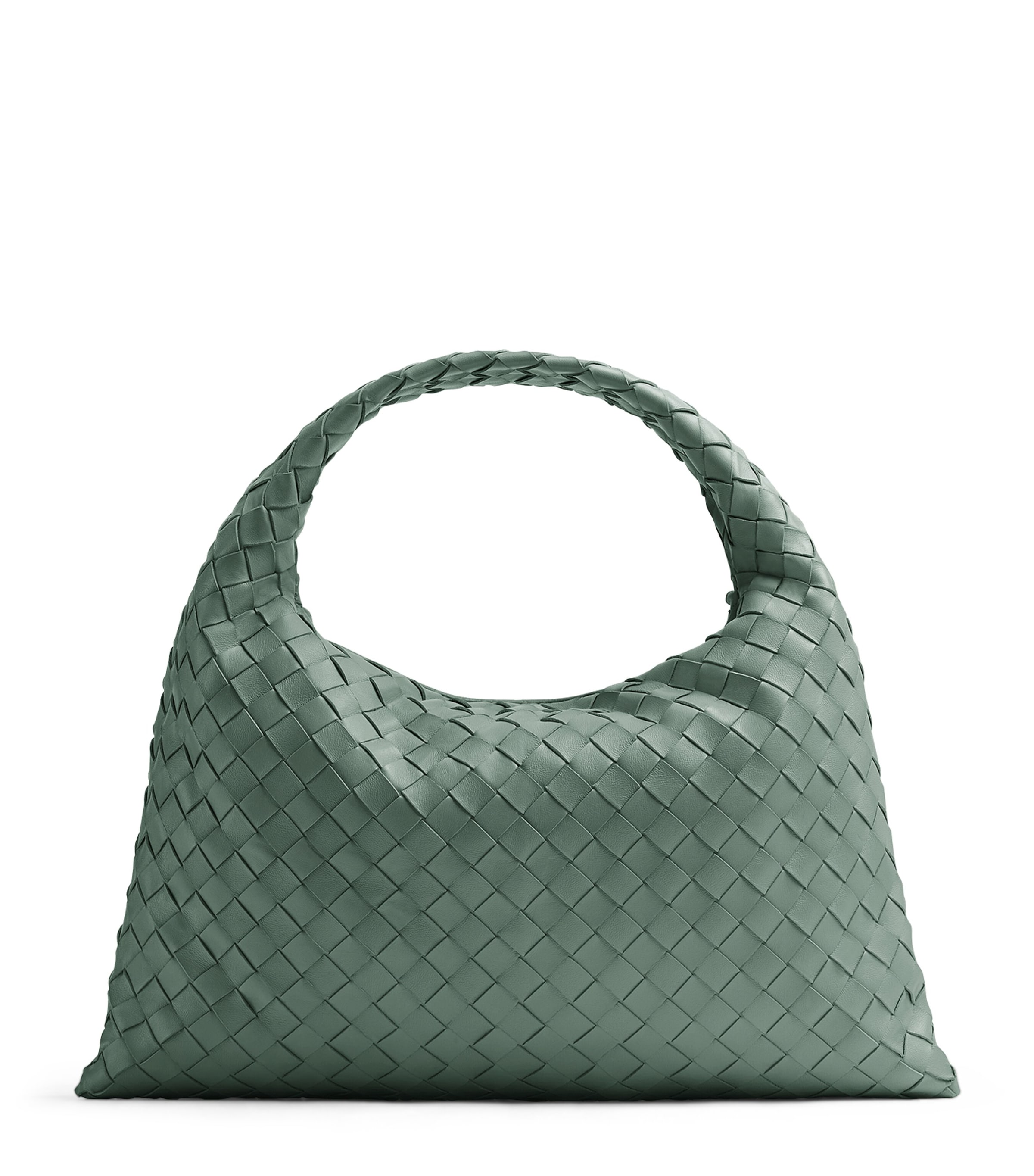 ショルダーバッグ・ポシェット Bottega Veneta Sand Suede Hop Shoulder Bag BOTTEGA VENETA Large Hop intrecciato suede shoulder bag