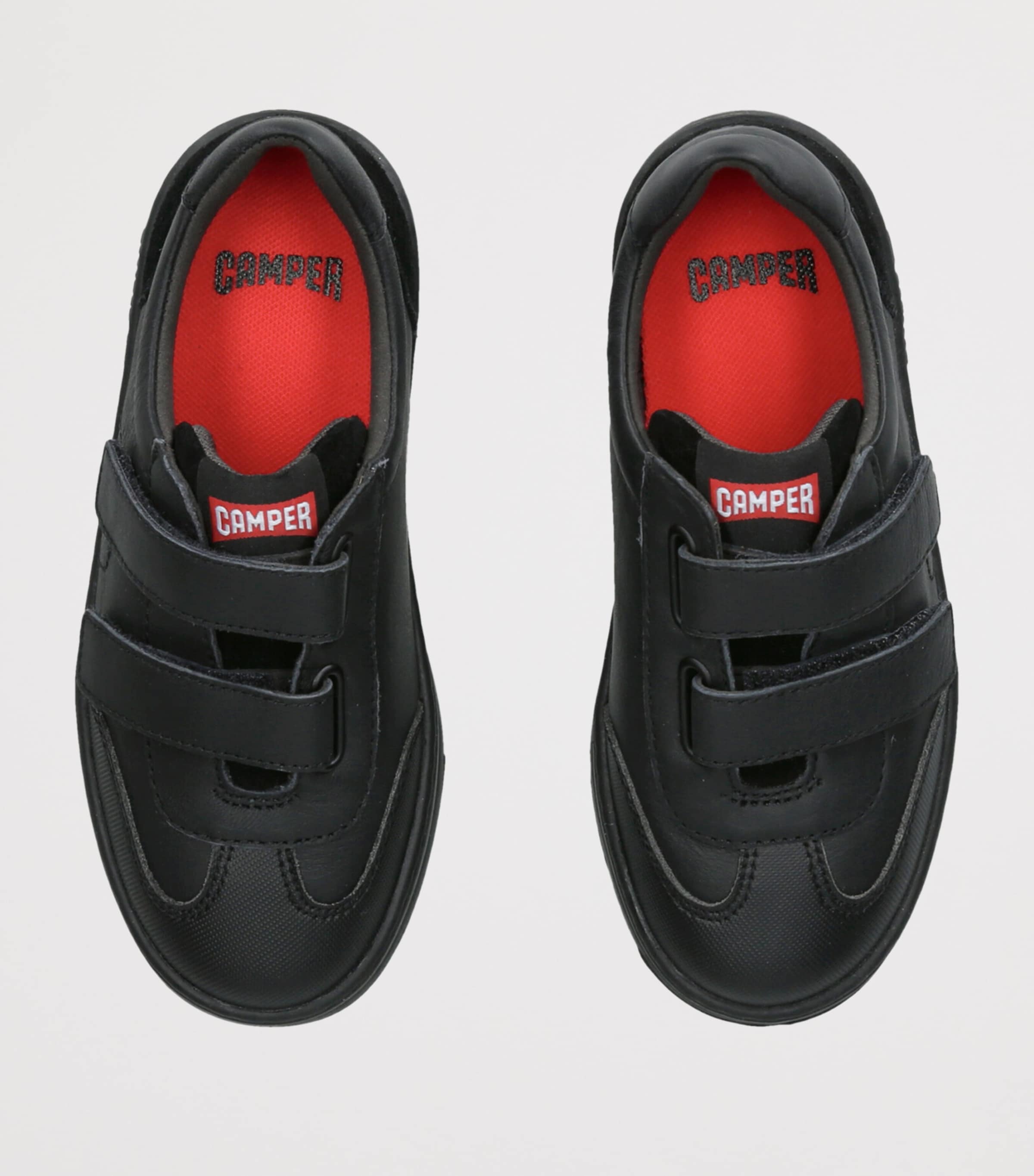 Camper Leather Runner School Shoes Black Image 3