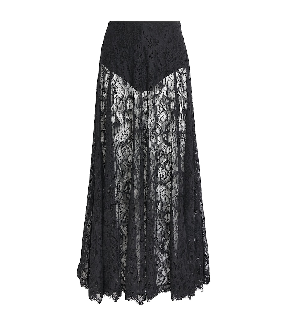 CAMILLA AND MARC Womens Lace Elaris Maxi Skirt Dblk Black Image 1