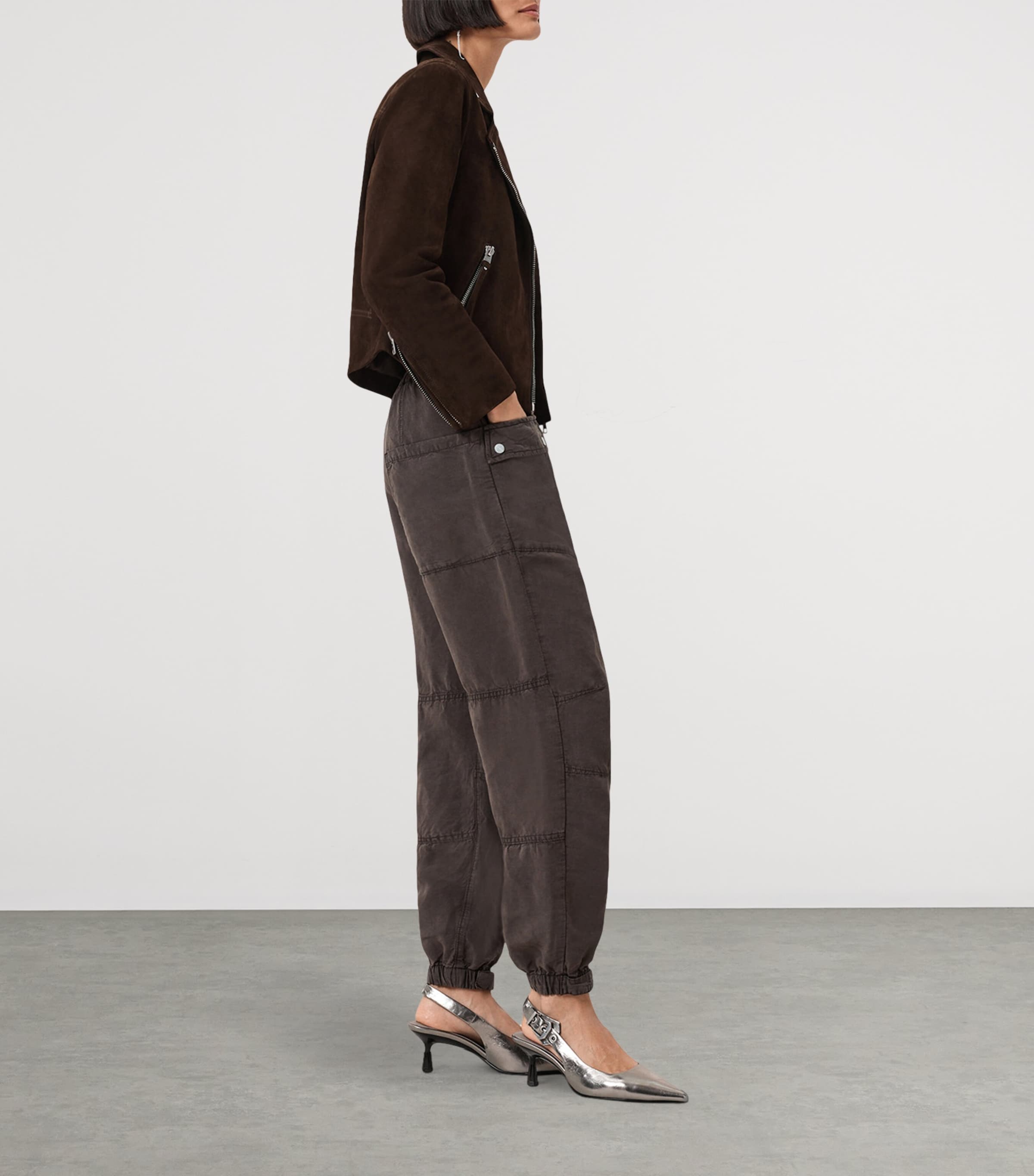 Val Cargo Trousers DARK BROWN Image 2
