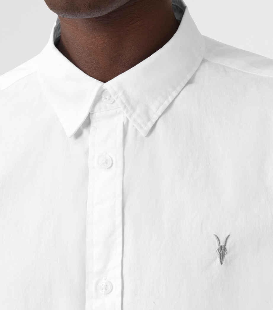 Stretch-Cotton Hawthorne Shirt WHITE Image 8