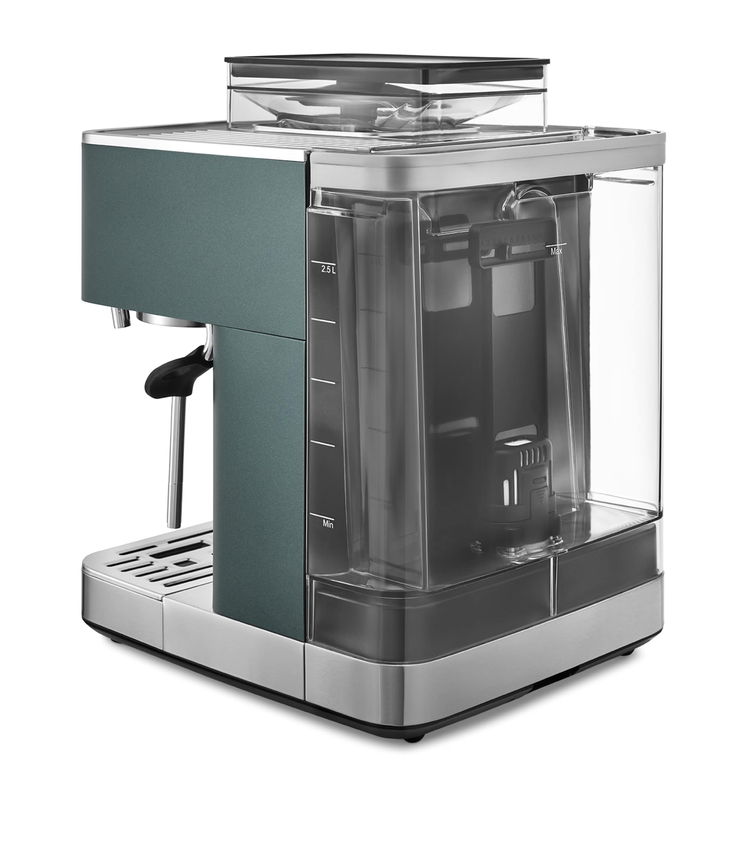 KitchenAid Semi Automatic Espresso Machine with Burr Grinder Juniper Image 5