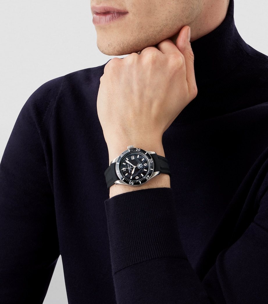 Stainless Steel 1858 Iced Sea Automatic Date Watch 41mm MULTI Image 4