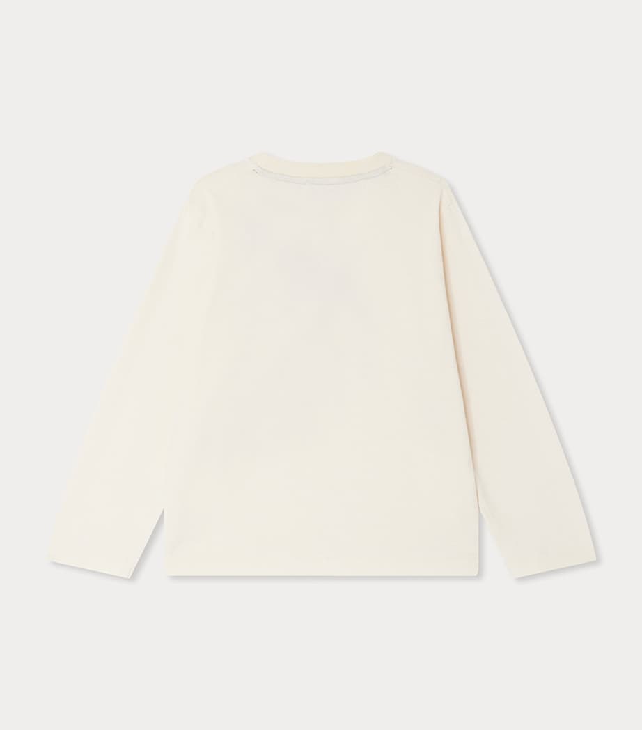 Organic Cotton Tadda T-Shirt (4-8 Years) UPB IVOIRE Image 2