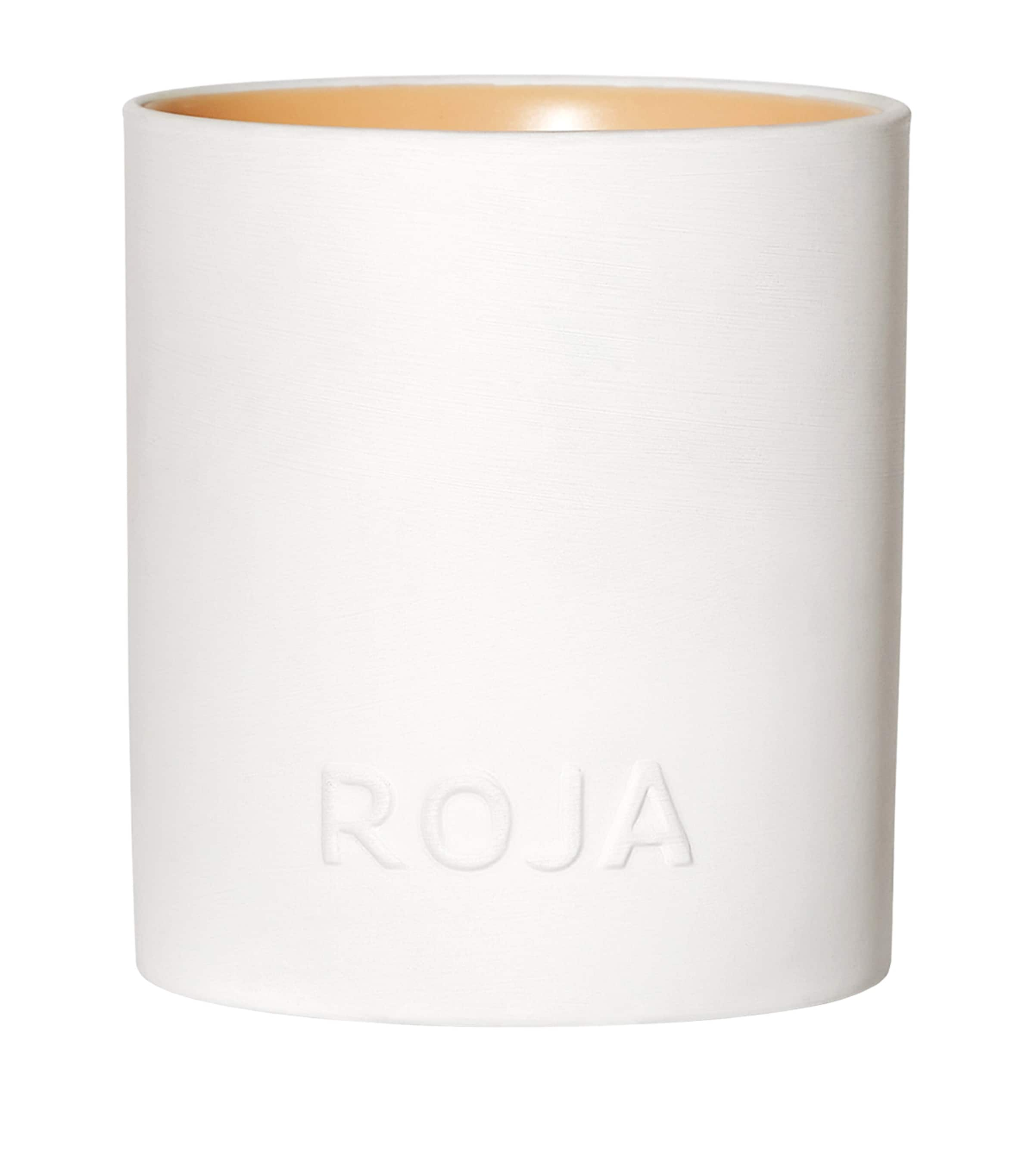 Roja Lazing Under The Orange Trees Candle In White