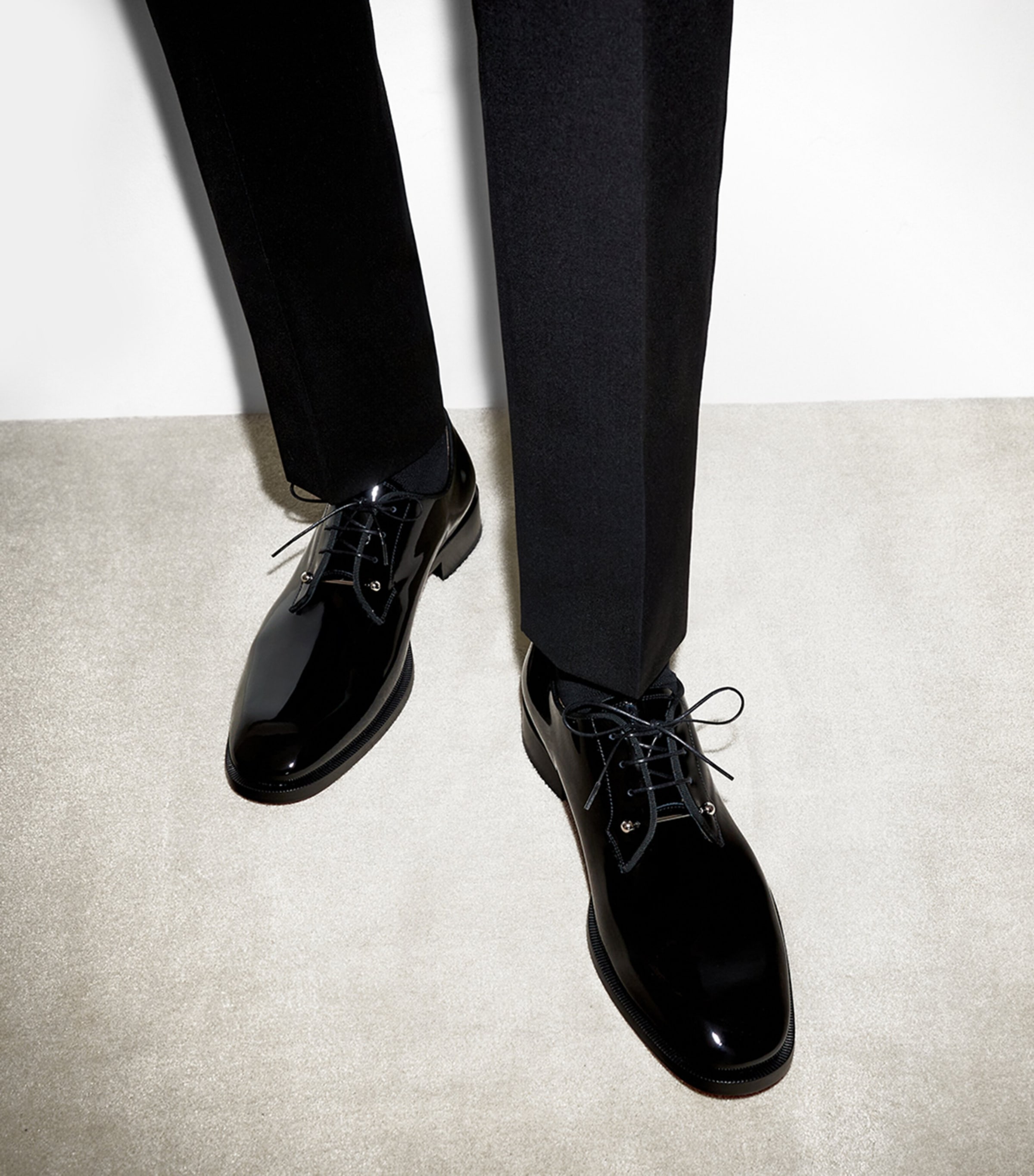 Chambeliss Patent Calfskin Oxford Shoes BK01 Image 2